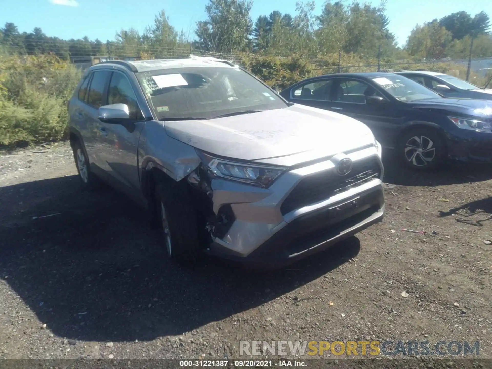 1 Photograph of a damaged car JTMP1RFV4LD530066 TOYOTA RAV4 2020