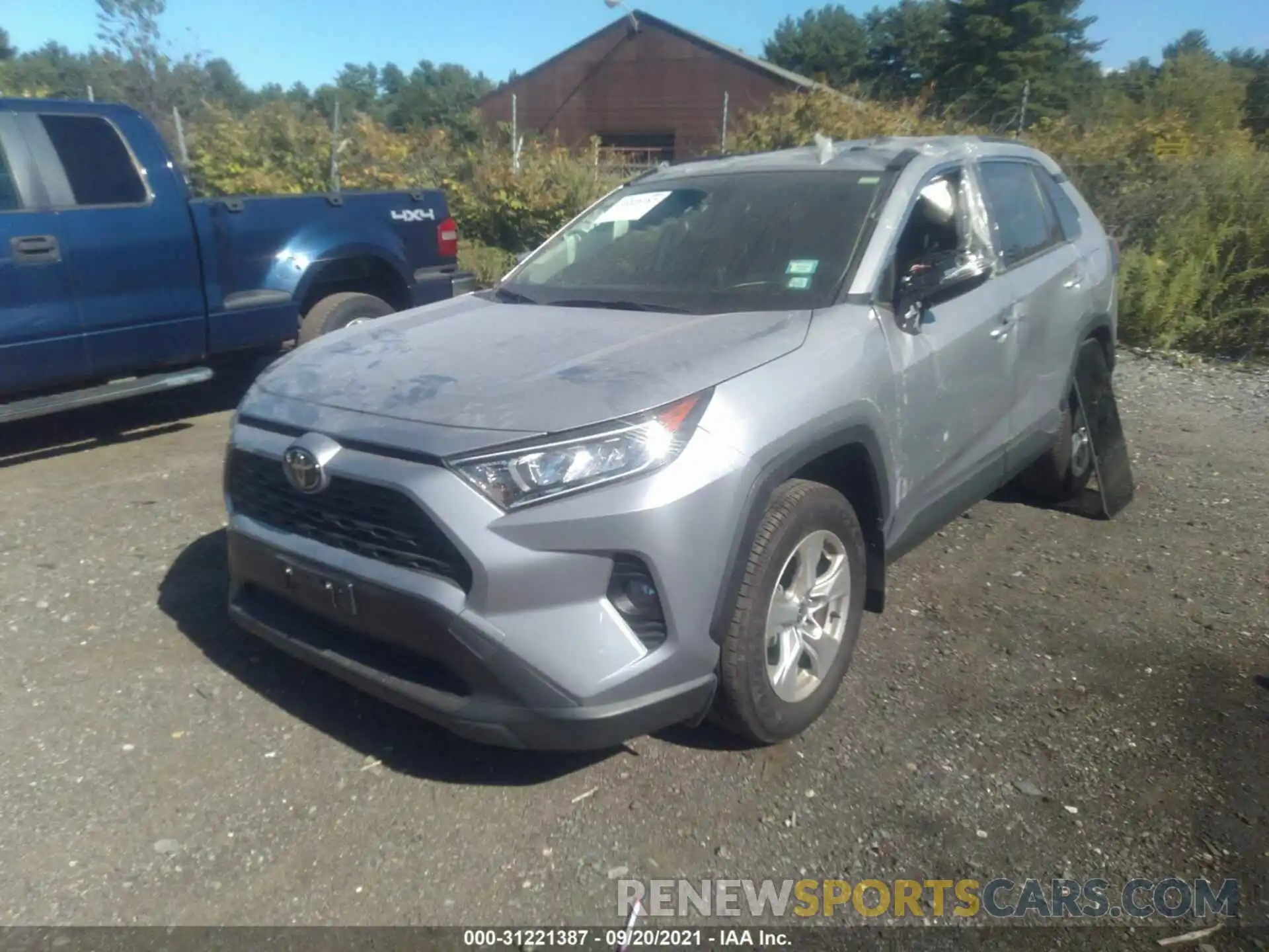 2 Photograph of a damaged car JTMP1RFV4LD530066 TOYOTA RAV4 2020