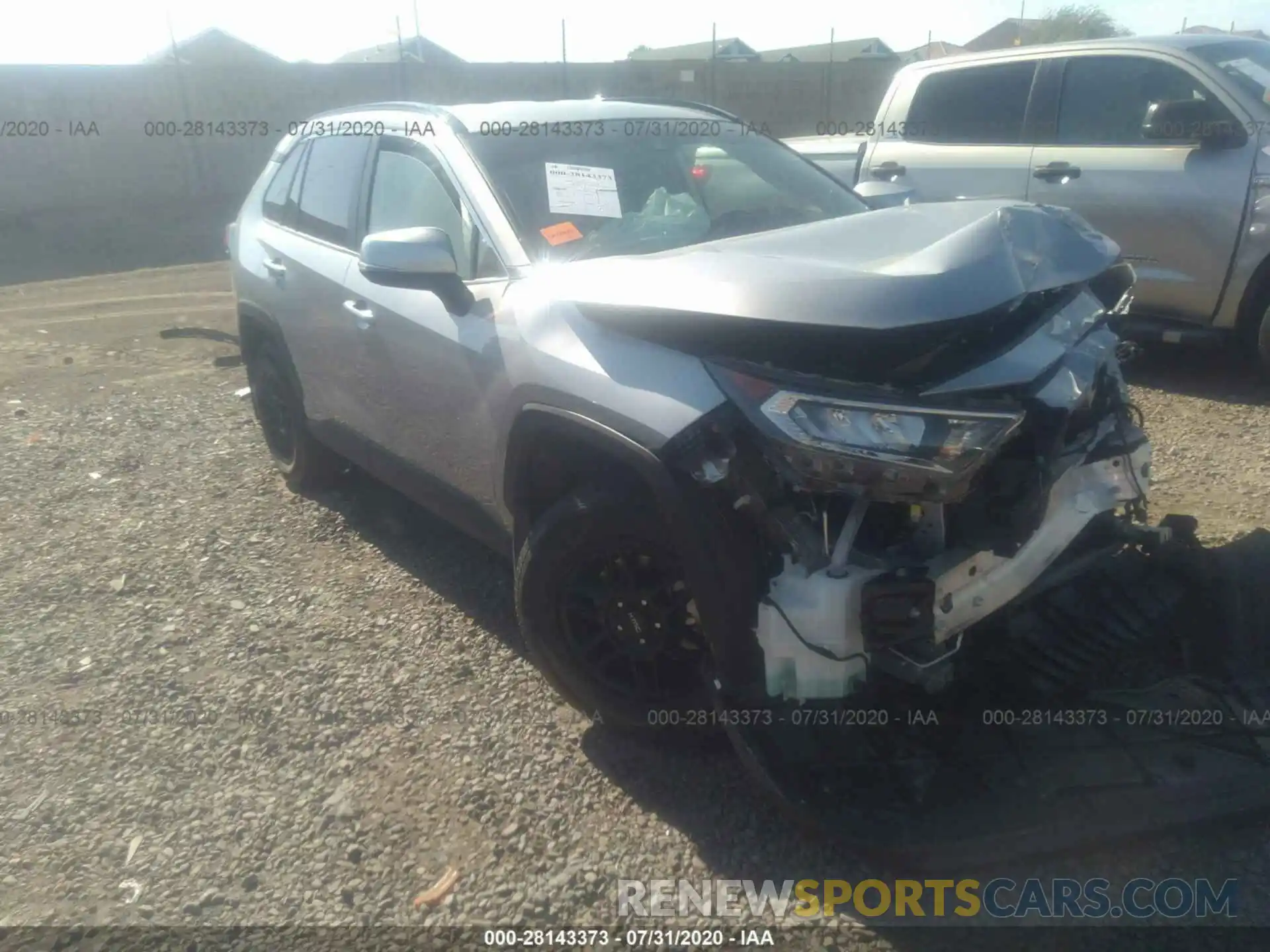 1 Photograph of a damaged car JTMP1RFV4LJ026005 TOYOTA RAV4 2020