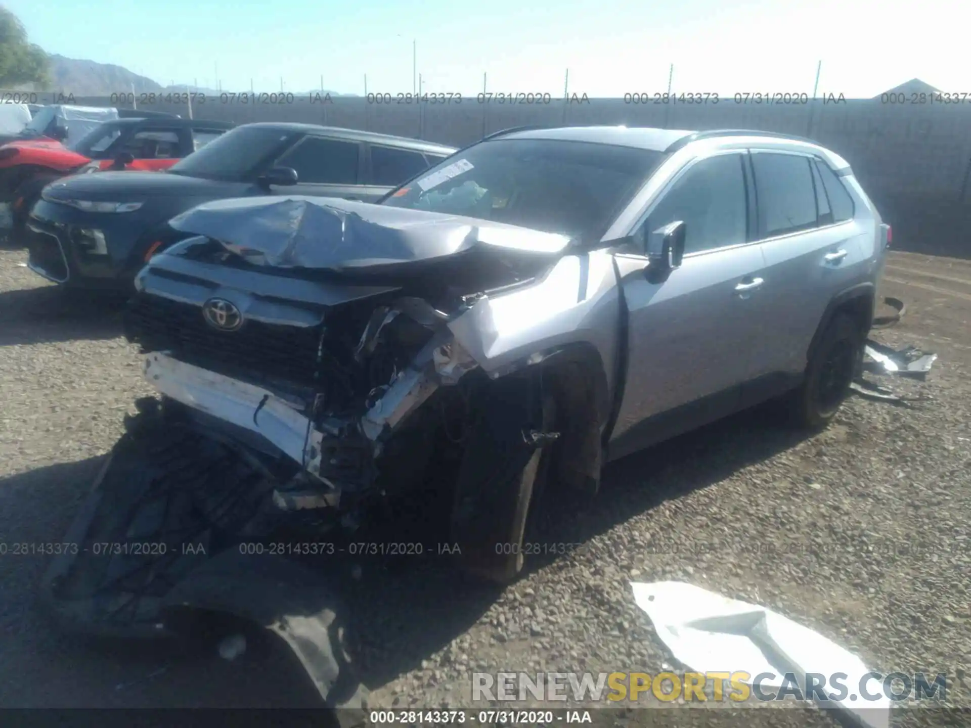 2 Photograph of a damaged car JTMP1RFV4LJ026005 TOYOTA RAV4 2020