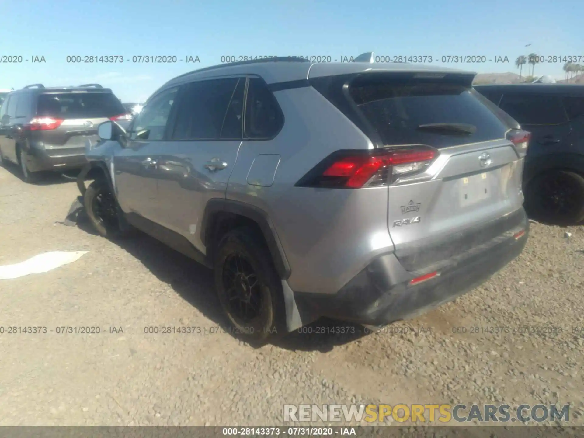 3 Photograph of a damaged car JTMP1RFV4LJ026005 TOYOTA RAV4 2020