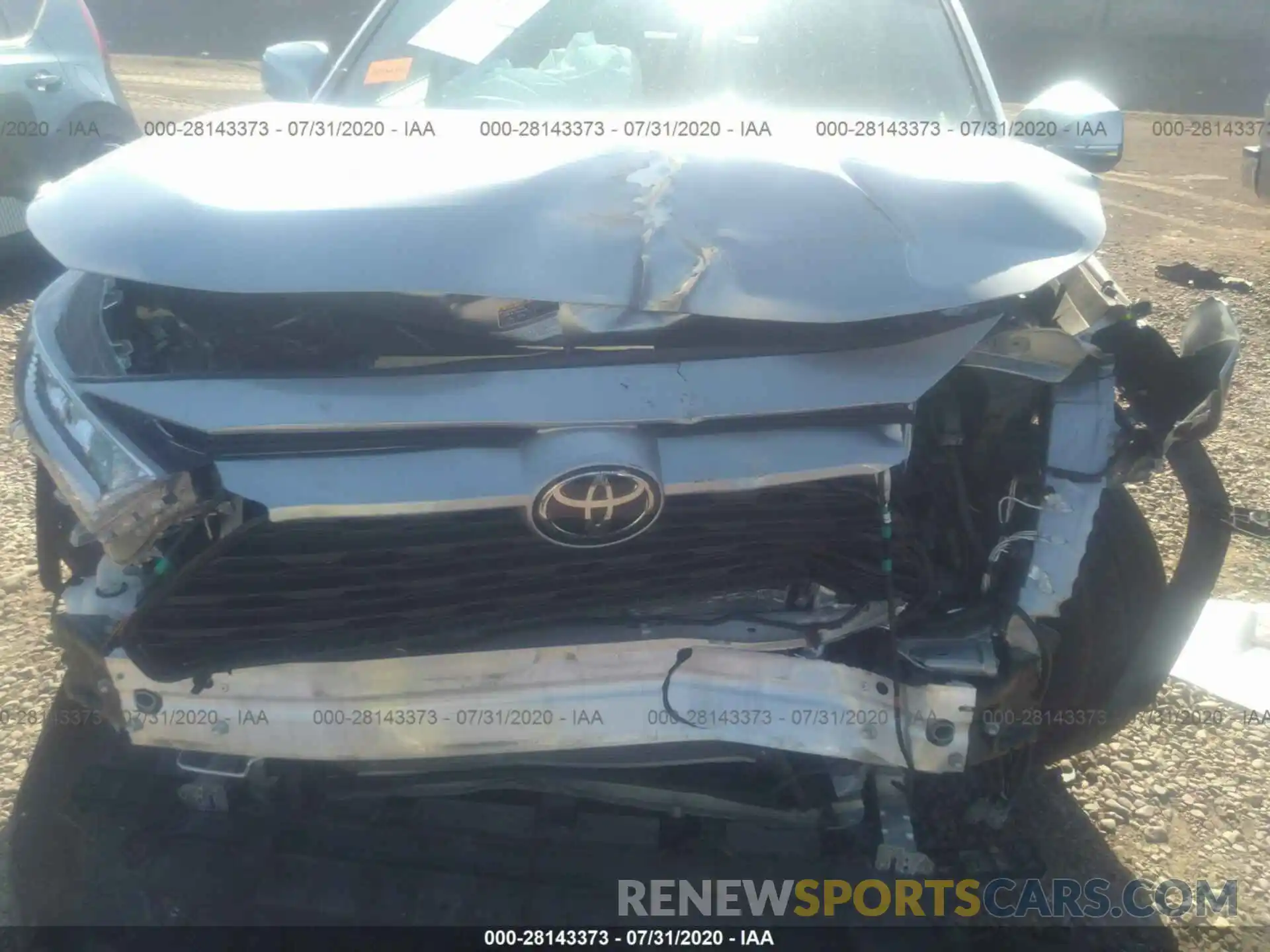 6 Photograph of a damaged car JTMP1RFV4LJ026005 TOYOTA RAV4 2020