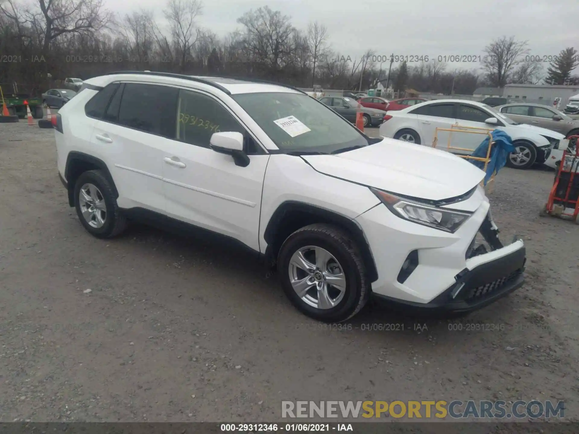 1 Photograph of a damaged car JTMP1RFV5LD053468 TOYOTA RAV4 2020