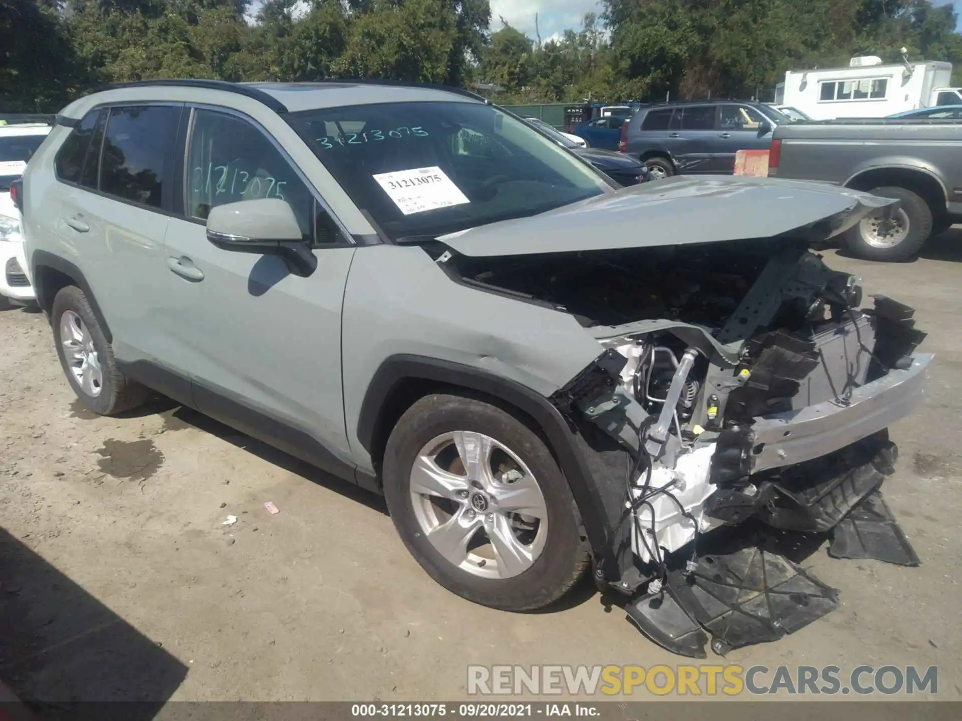 1 Photograph of a damaged car JTMP1RFV5LD068035 TOYOTA RAV4 2020