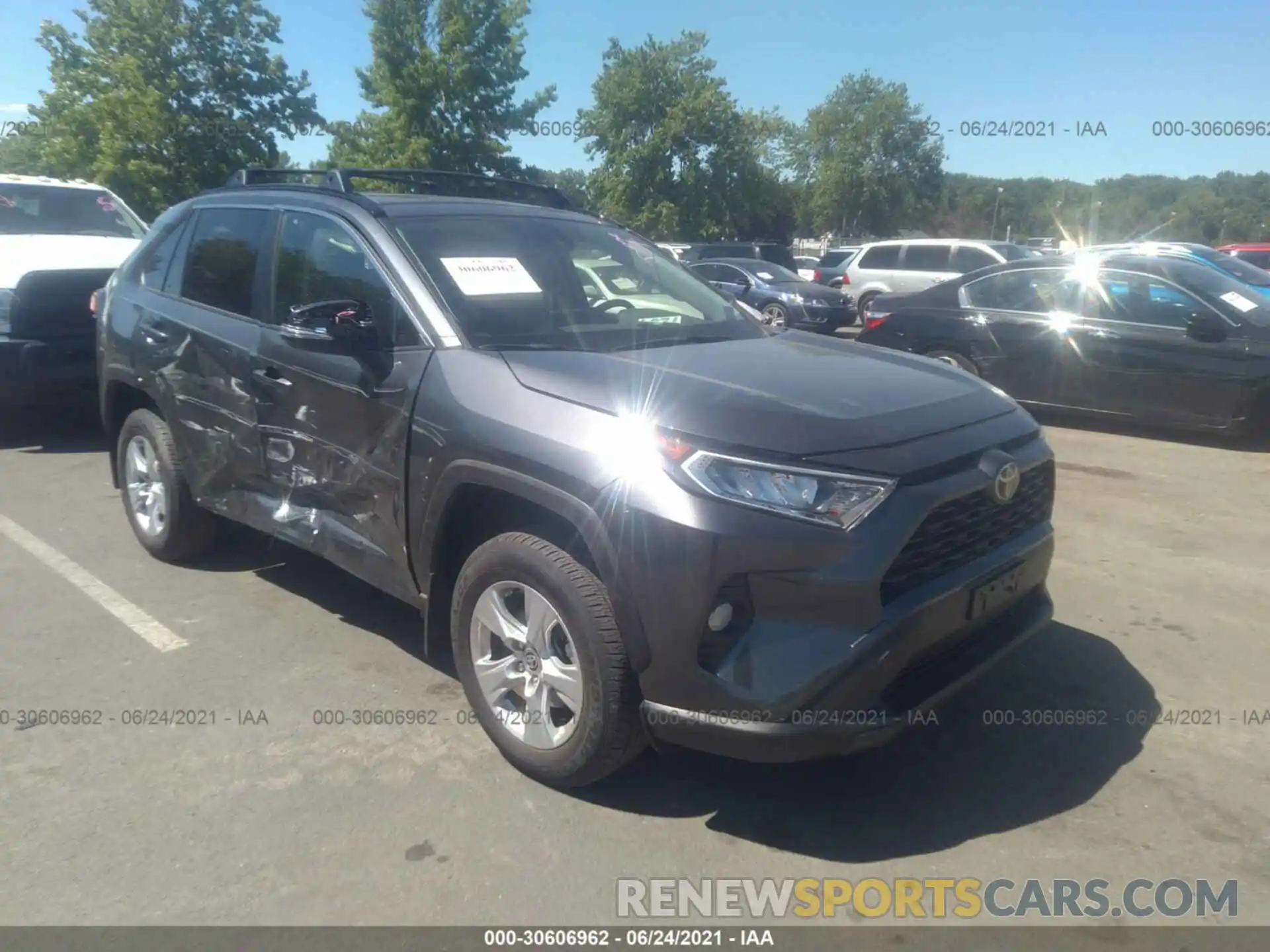 1 Photograph of a damaged car JTMP1RFV6LD048828 TOYOTA RAV4 2020