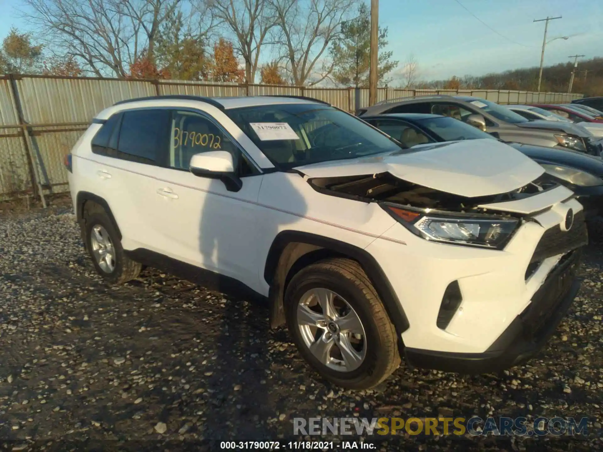 1 Photograph of a damaged car JTMP1RFV6LD056816 TOYOTA RAV4 2020