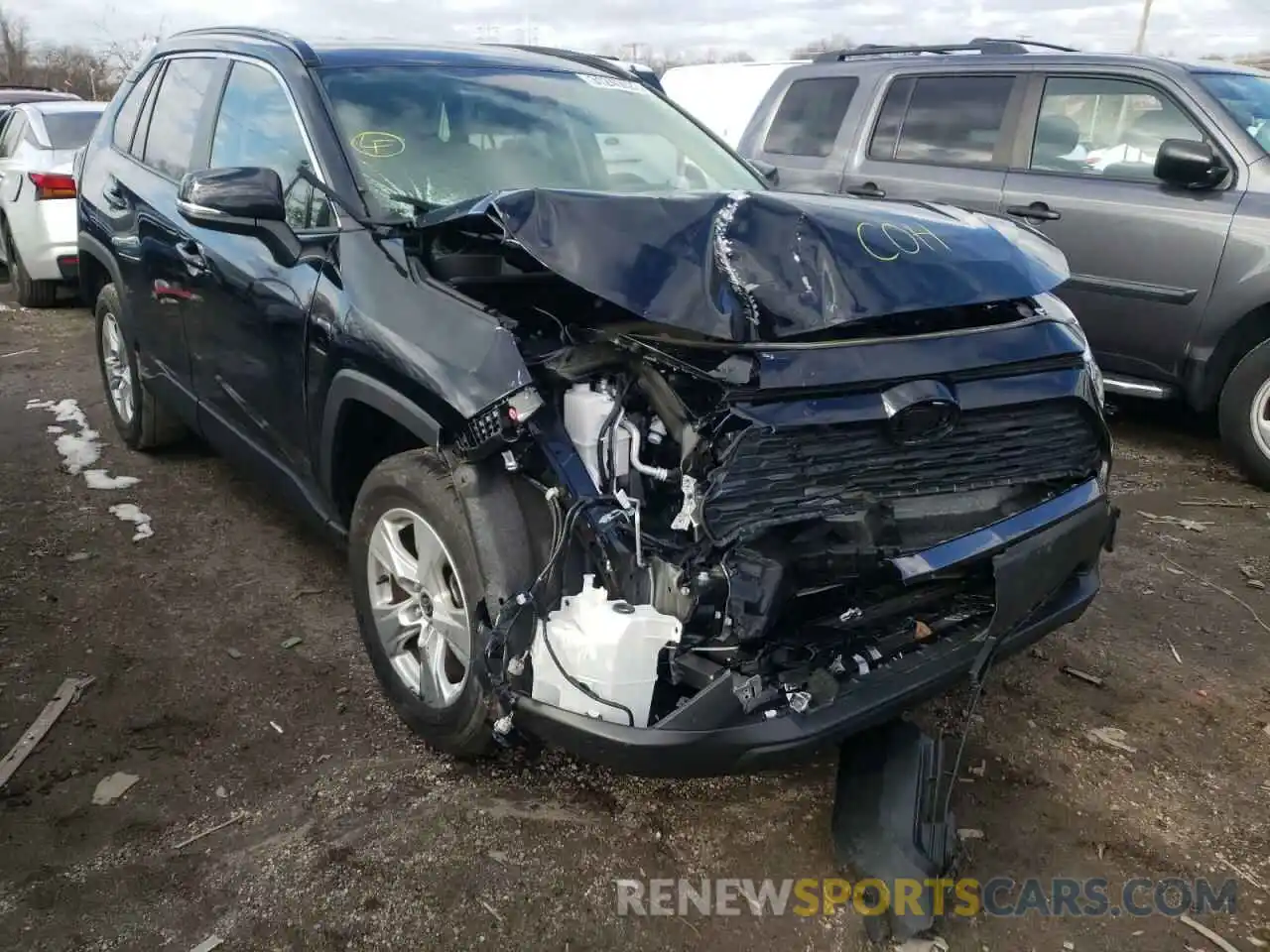 1 Photograph of a damaged car JTMP1RFV6LD059540 TOYOTA RAV4 2020