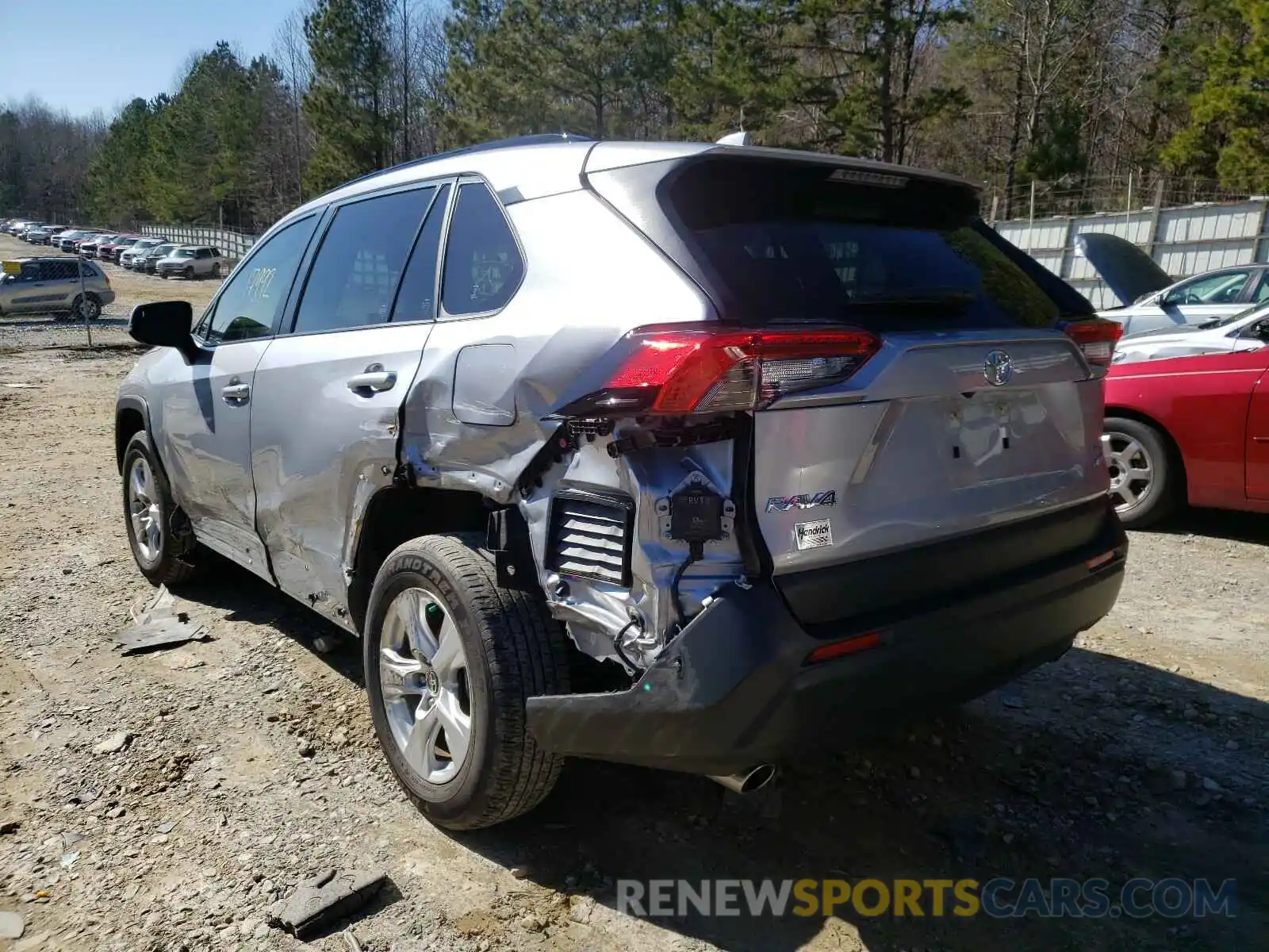 3 Photograph of a damaged car JTMP1RFV6LD061496 TOYOTA RAV4 2020