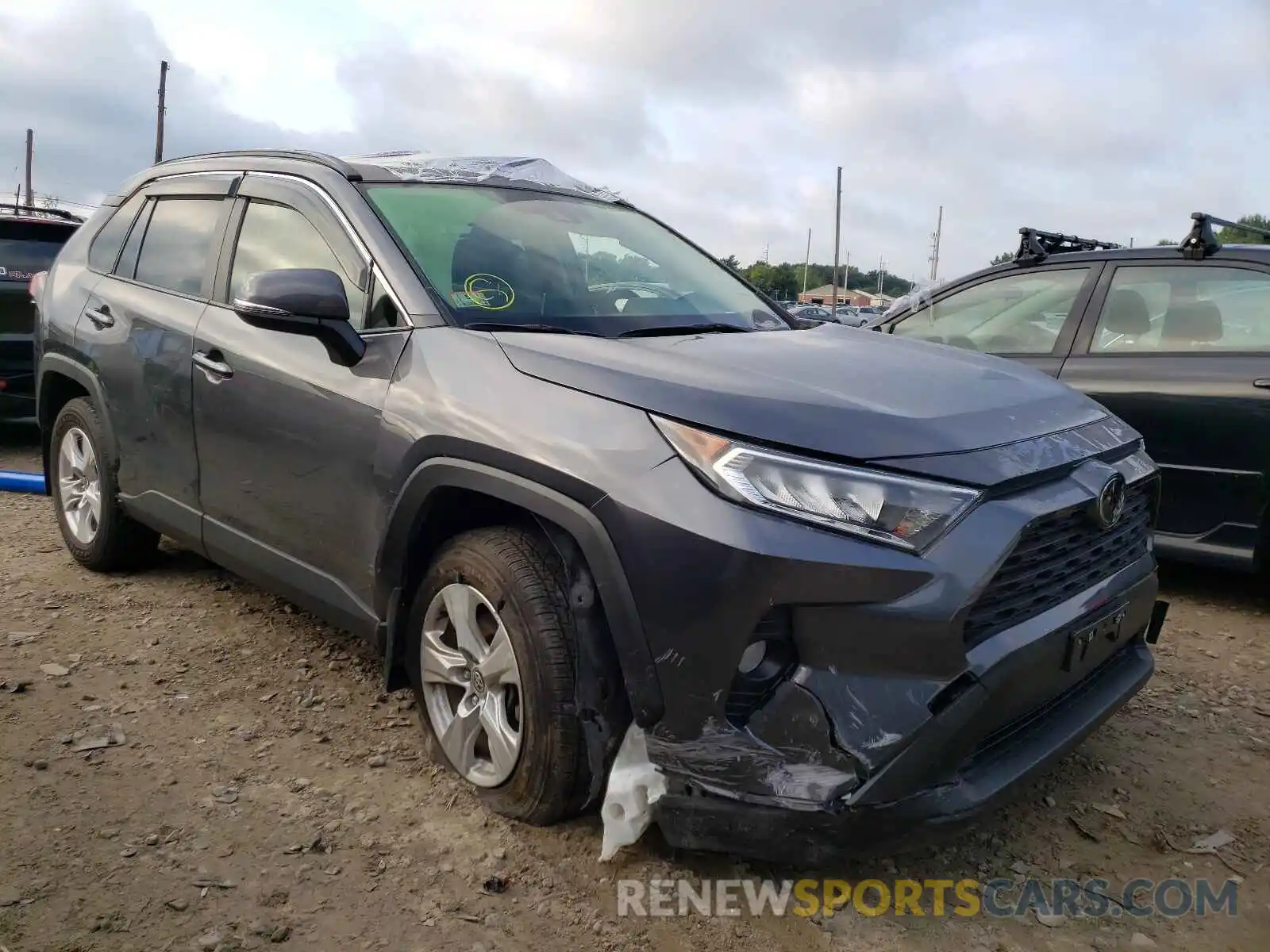 1 Photograph of a damaged car JTMP1RFV7LD051835 TOYOTA RAV4 2020