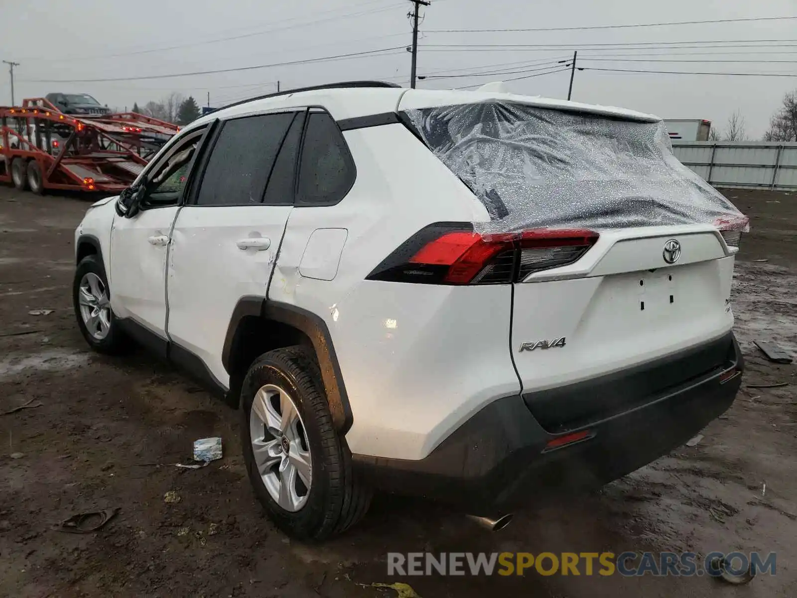 3 Photograph of a damaged car JTMP1RFV7LD063693 TOYOTA RAV4 2020