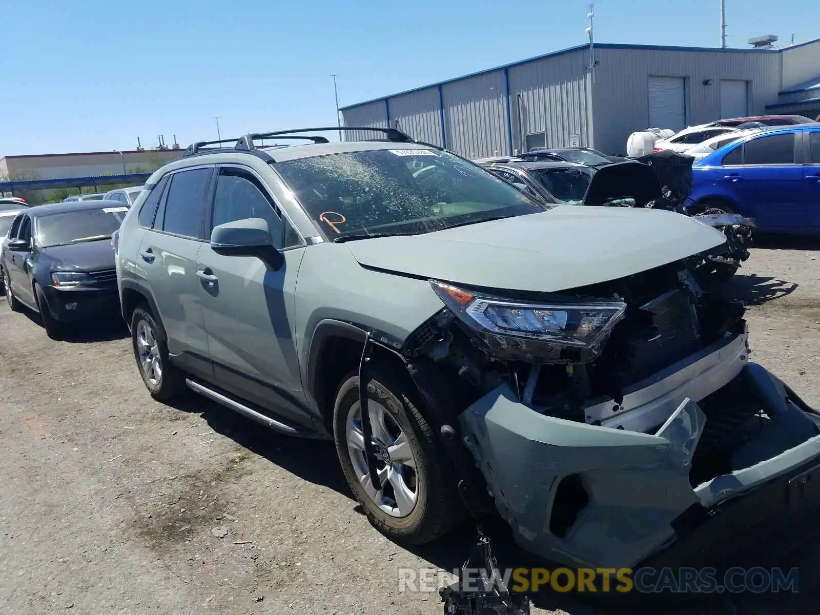 1 Photograph of a damaged car JTMP1RFV7LD525623 TOYOTA RAV4 2020