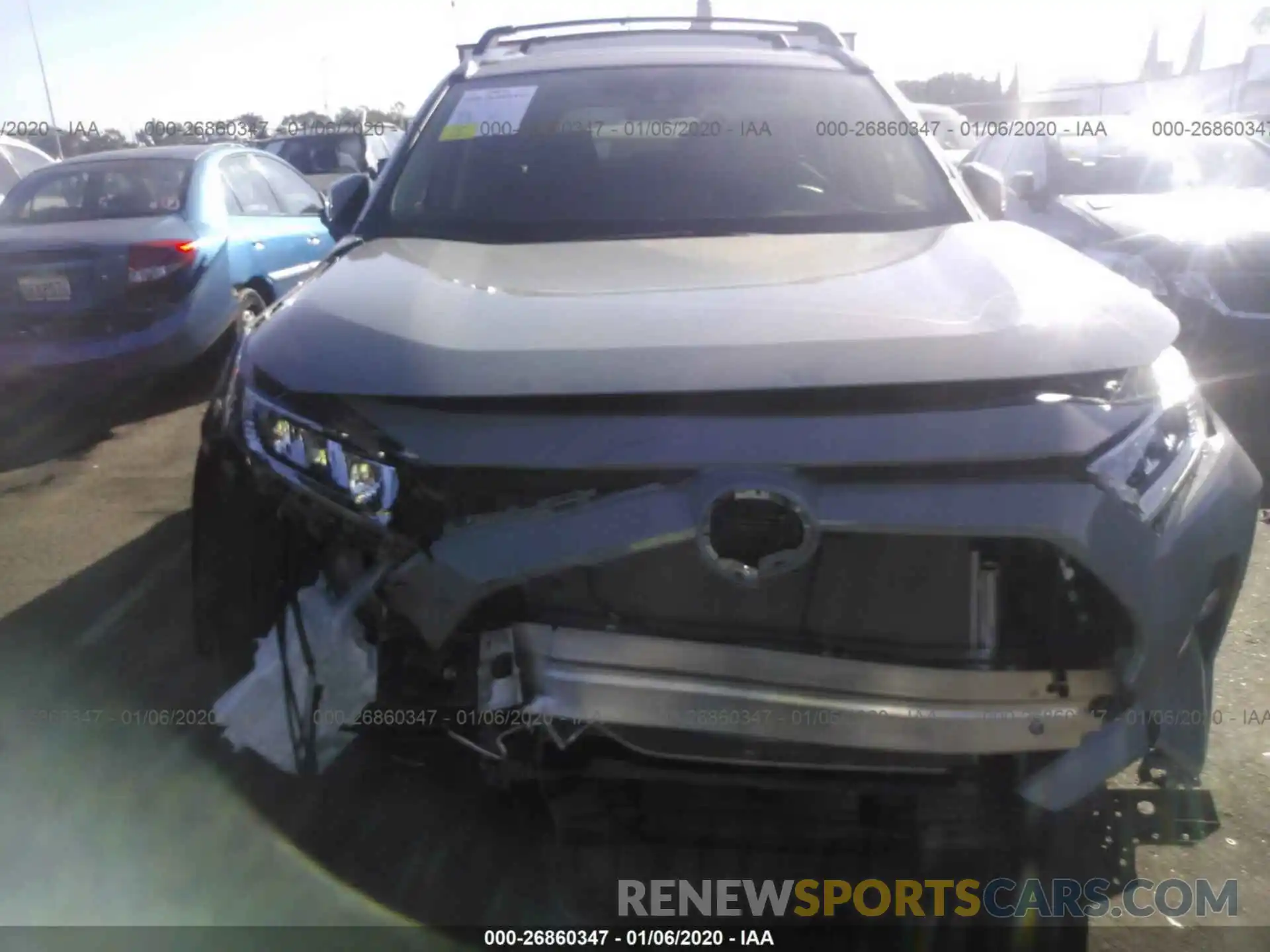 6 Photograph of a damaged car JTMP1RFV7LJ026614 TOYOTA RAV4 2020