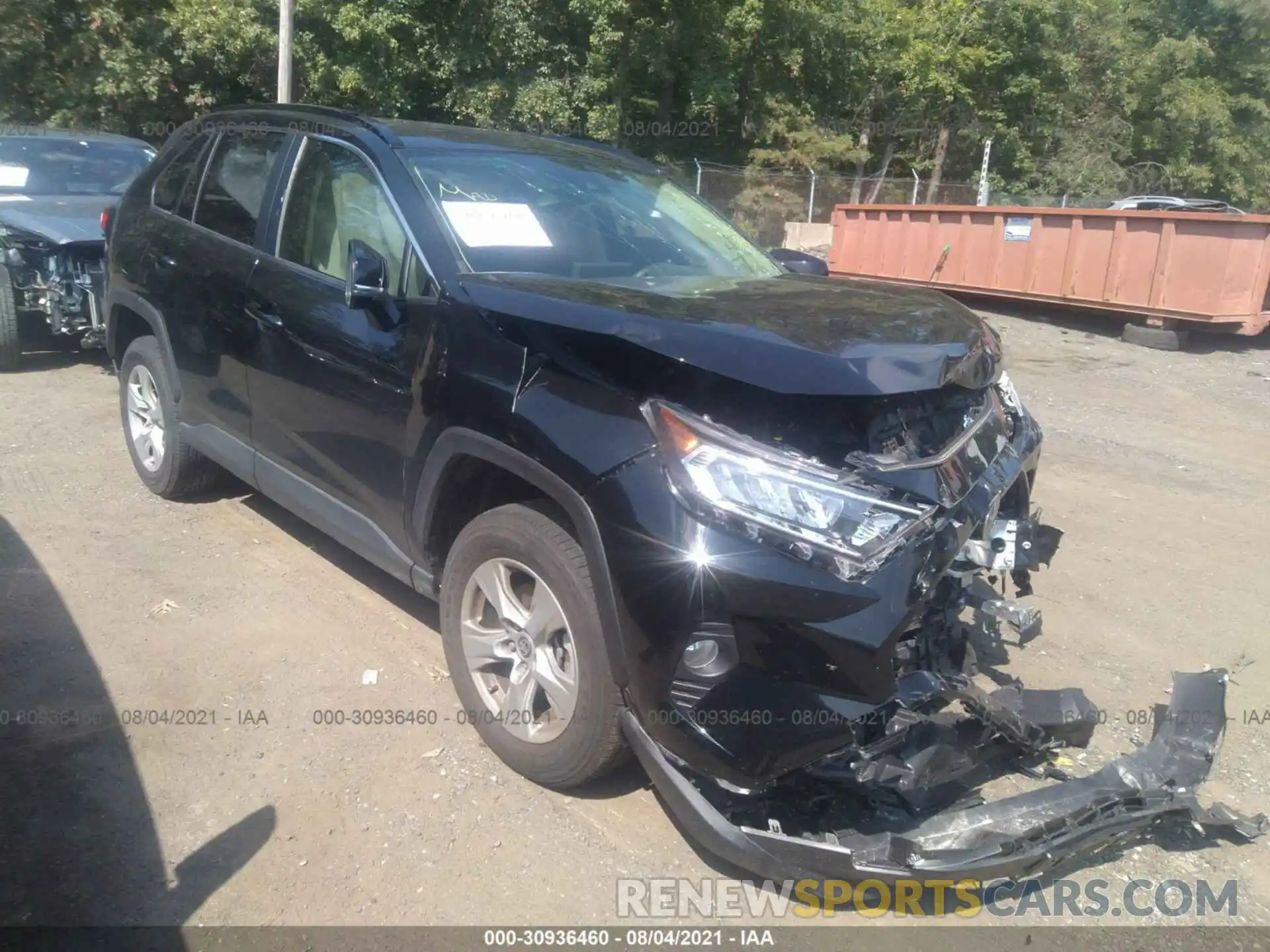 1 Photograph of a damaged car JTMP1RFV7LJ027228 TOYOTA RAV4 2020