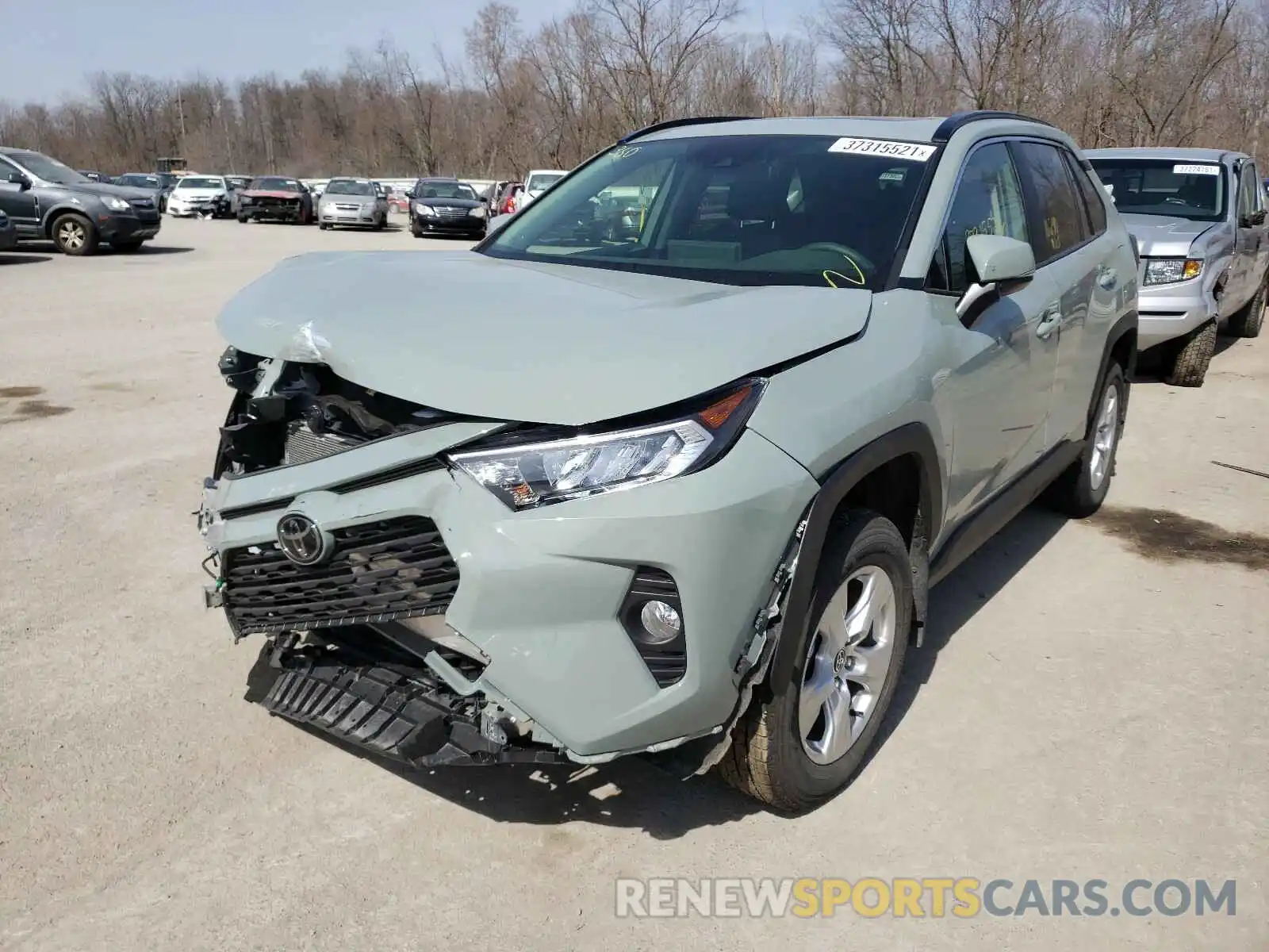 2 Photograph of a damaged car JTMP1RFV7LJ029822 TOYOTA RAV4 2020