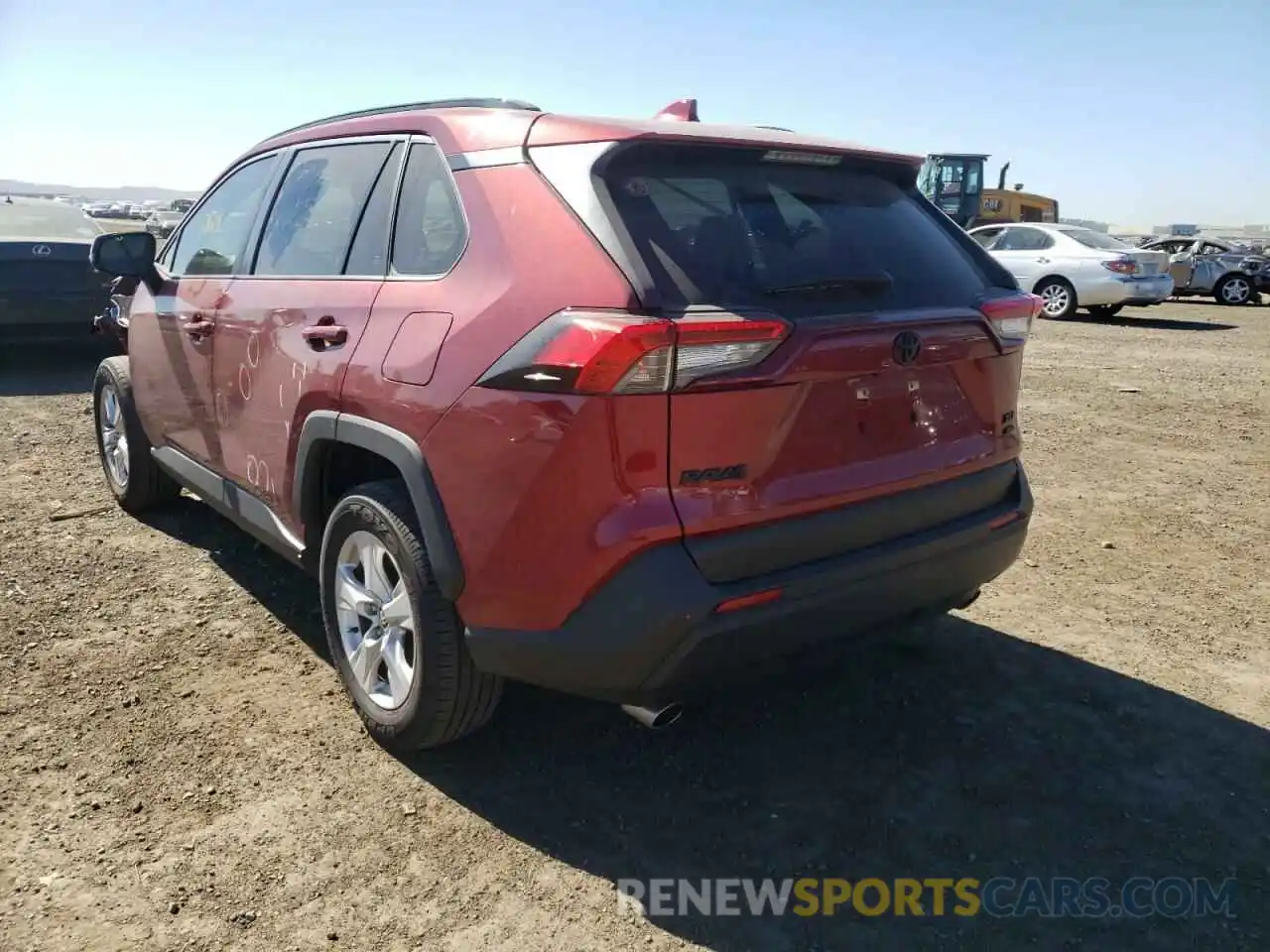 3 Photograph of a damaged car JTMP1RFV7LJ036057 TOYOTA RAV4 2020