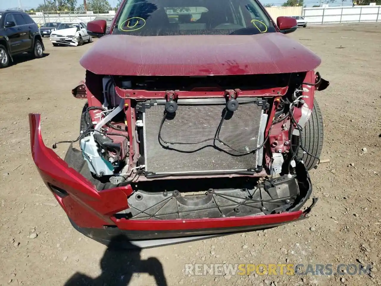 9 Photograph of a damaged car JTMP1RFV7LJ036057 TOYOTA RAV4 2020