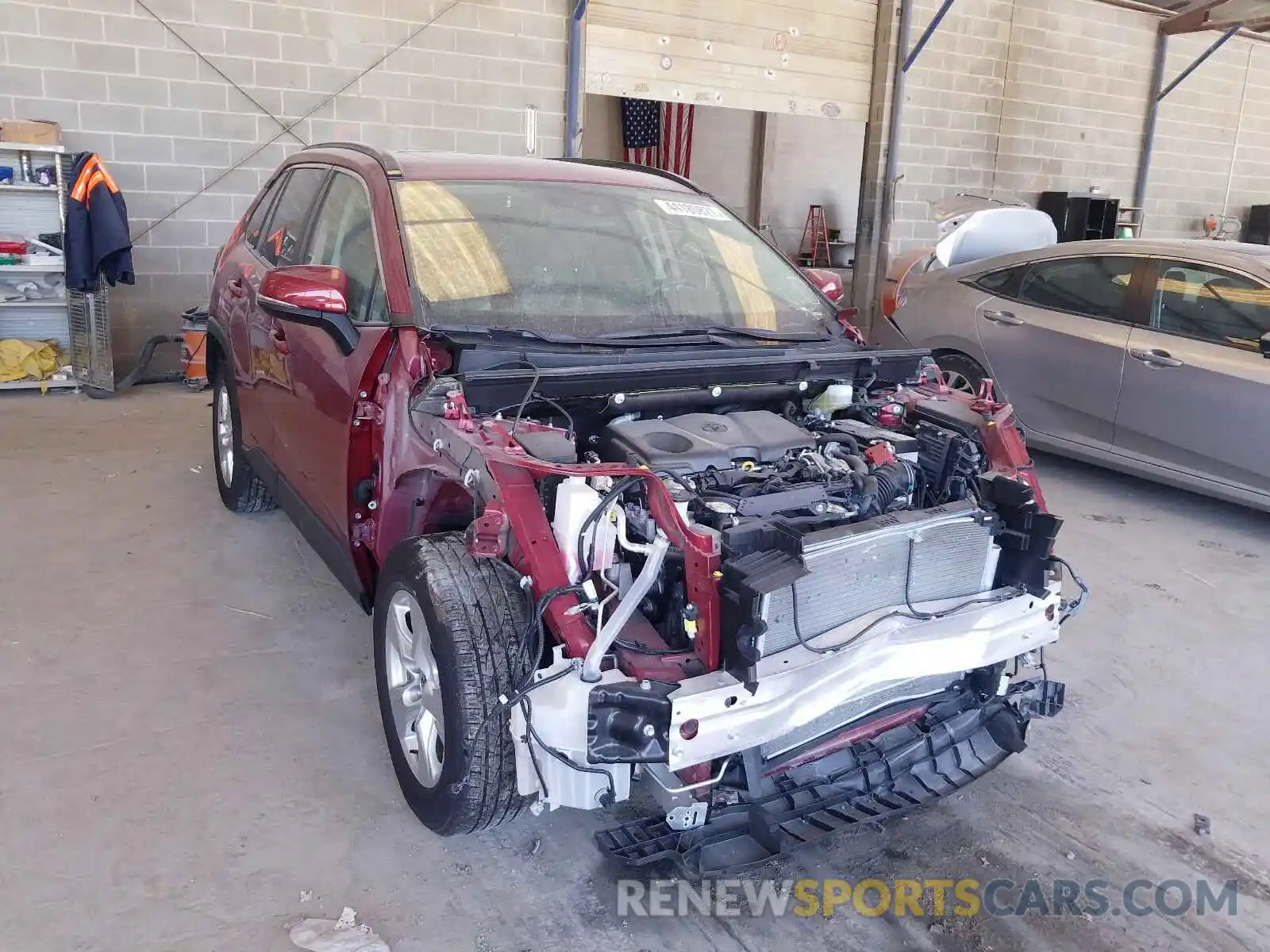 1 Photograph of a damaged car JTMP1RFV8LD060379 TOYOTA RAV4 2020