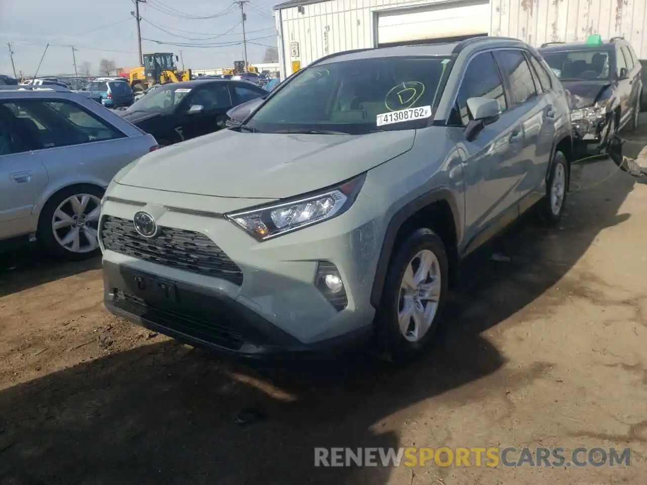 2 Photograph of a damaged car JTMP1RFV8LD530393 TOYOTA RAV4 2020