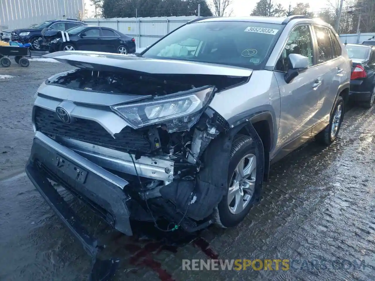 2 Photograph of a damaged car JTMP1RFV8LJ027867 TOYOTA RAV4 2020