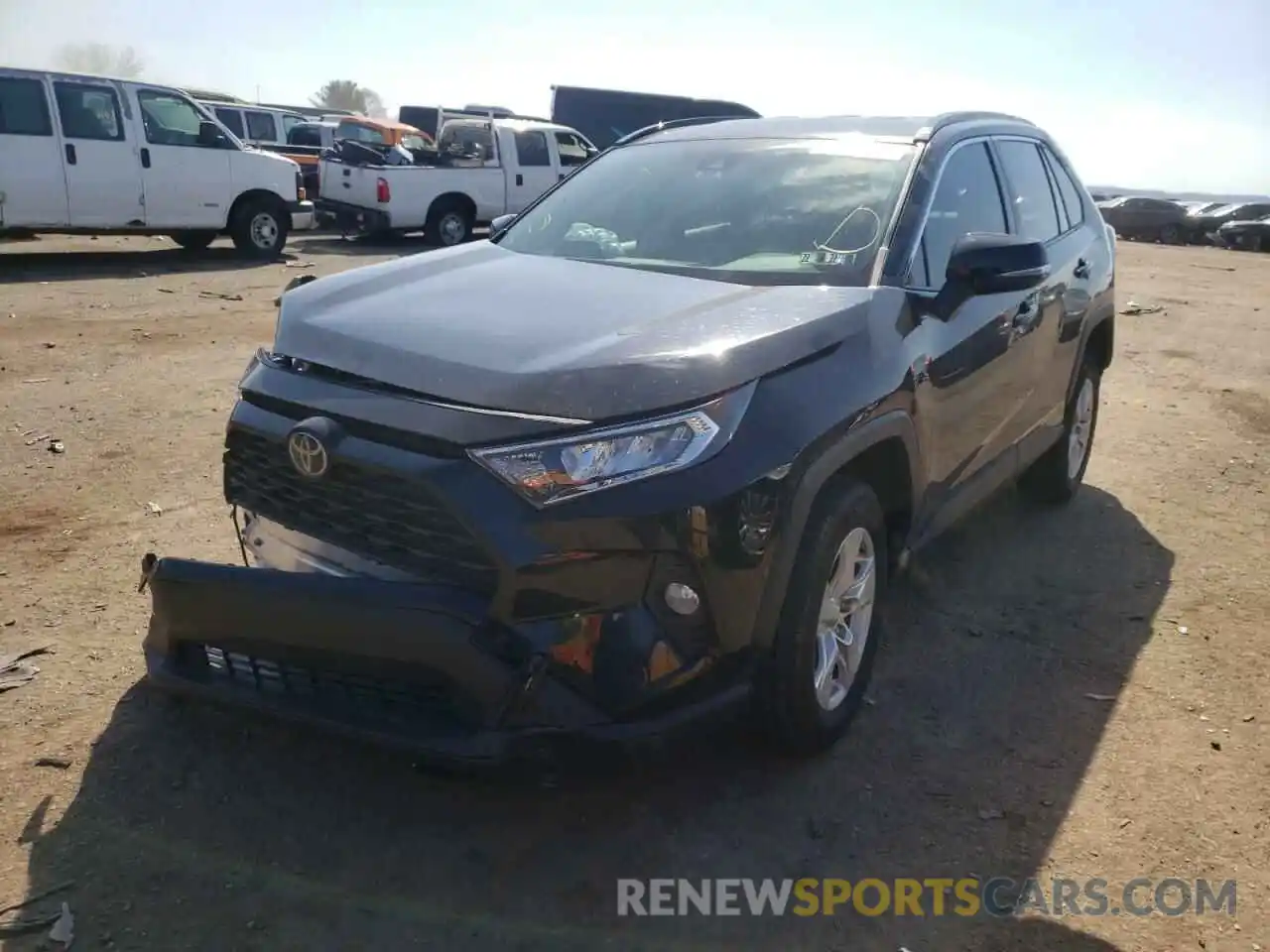 2 Photograph of a damaged car JTMP1RFV8LJ030476 TOYOTA RAV4 2020