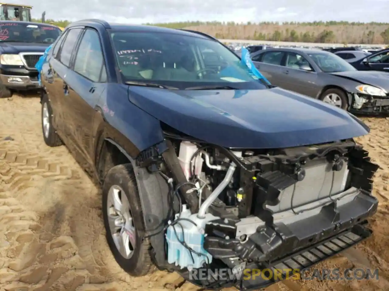 1 Photograph of a damaged car JTMP1RFV8LJ034706 TOYOTA RAV4 2020