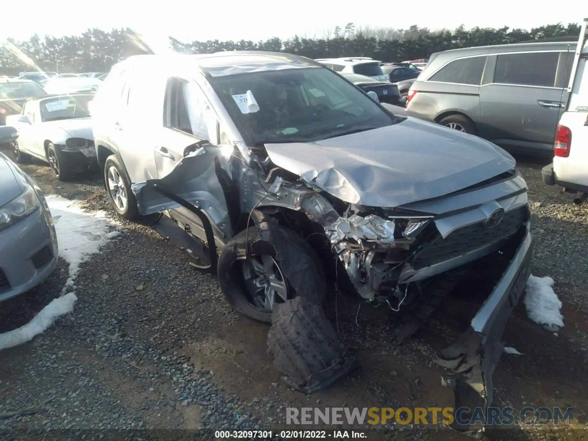 1 Photograph of a damaged car JTMP1RFV9LD059760 TOYOTA RAV4 2020