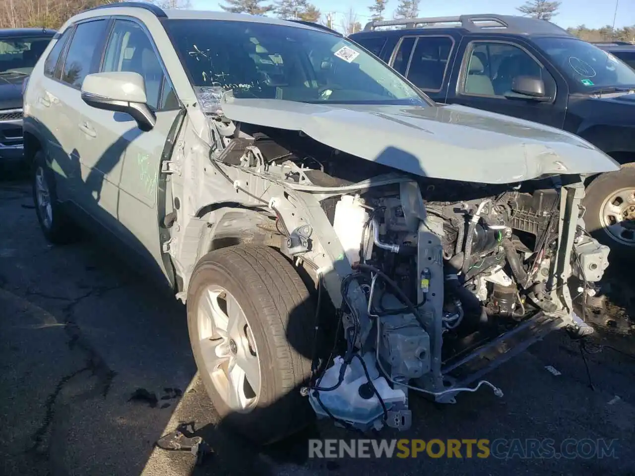 1 Photograph of a damaged car JTMP1RFV9LD064988 TOYOTA RAV4 2020