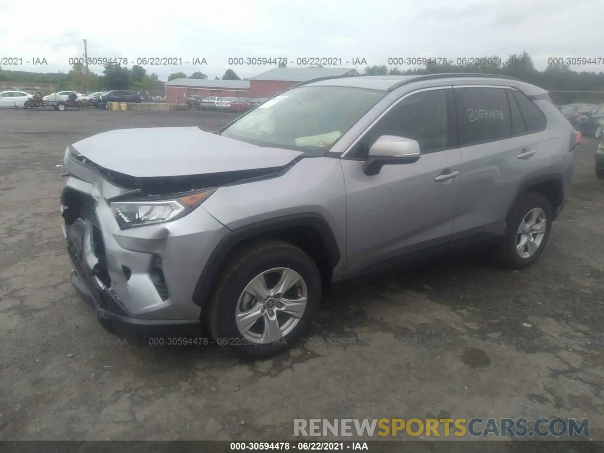 2 Photograph of a damaged car JTMP1RFV9LD068538 TOYOTA RAV4 2020