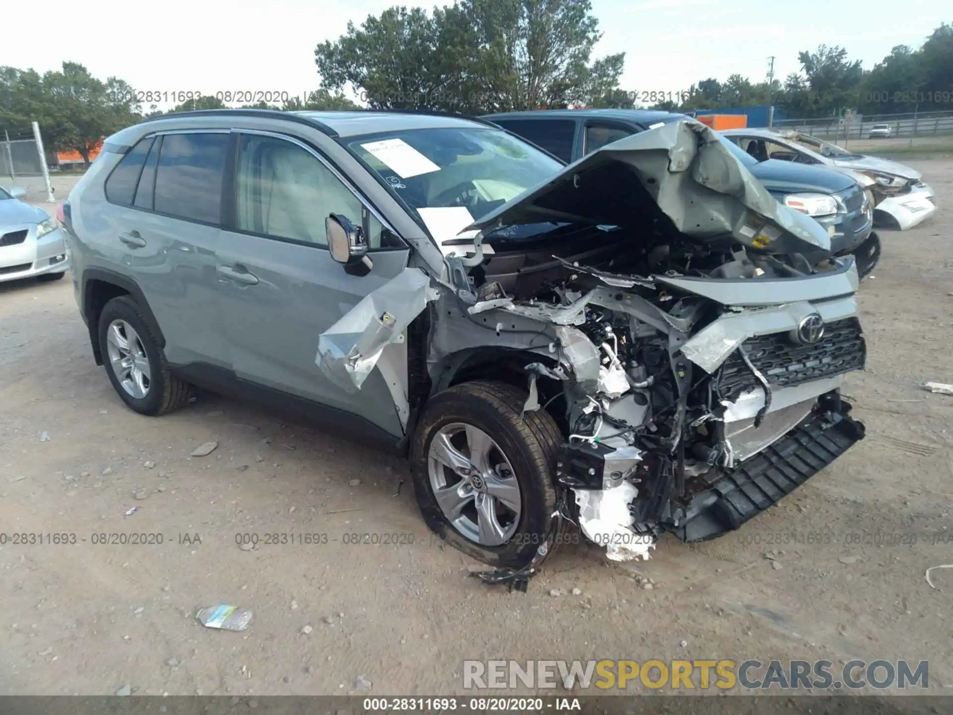 1 Photograph of a damaged car JTMP1RFV9LD527776 TOYOTA RAV4 2020