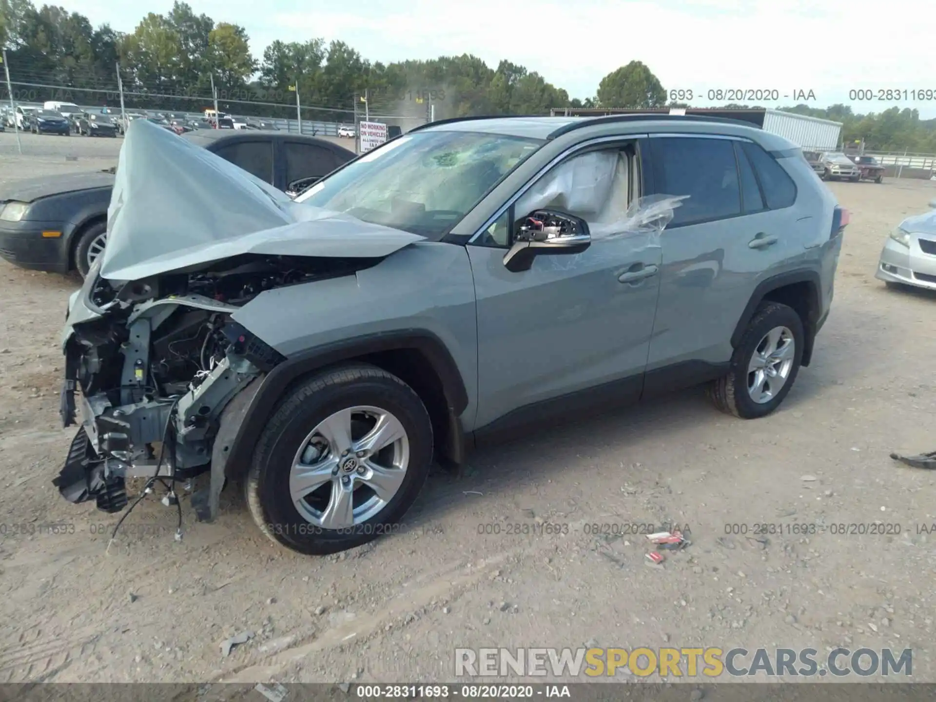 2 Photograph of a damaged car JTMP1RFV9LD527776 TOYOTA RAV4 2020