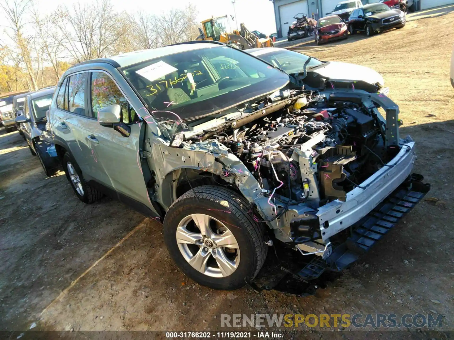 1 Photograph of a damaged car JTMP1RFV9LJ035377 TOYOTA RAV4 2020