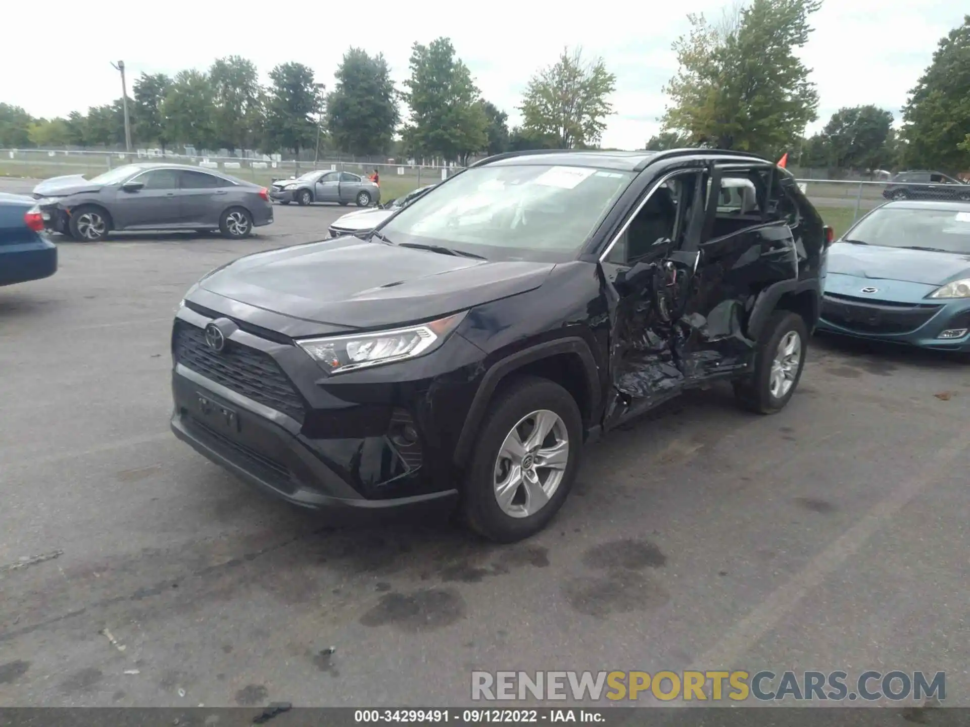 2 Photograph of a damaged car JTMP1RFVXLD049089 TOYOTA RAV4 2020