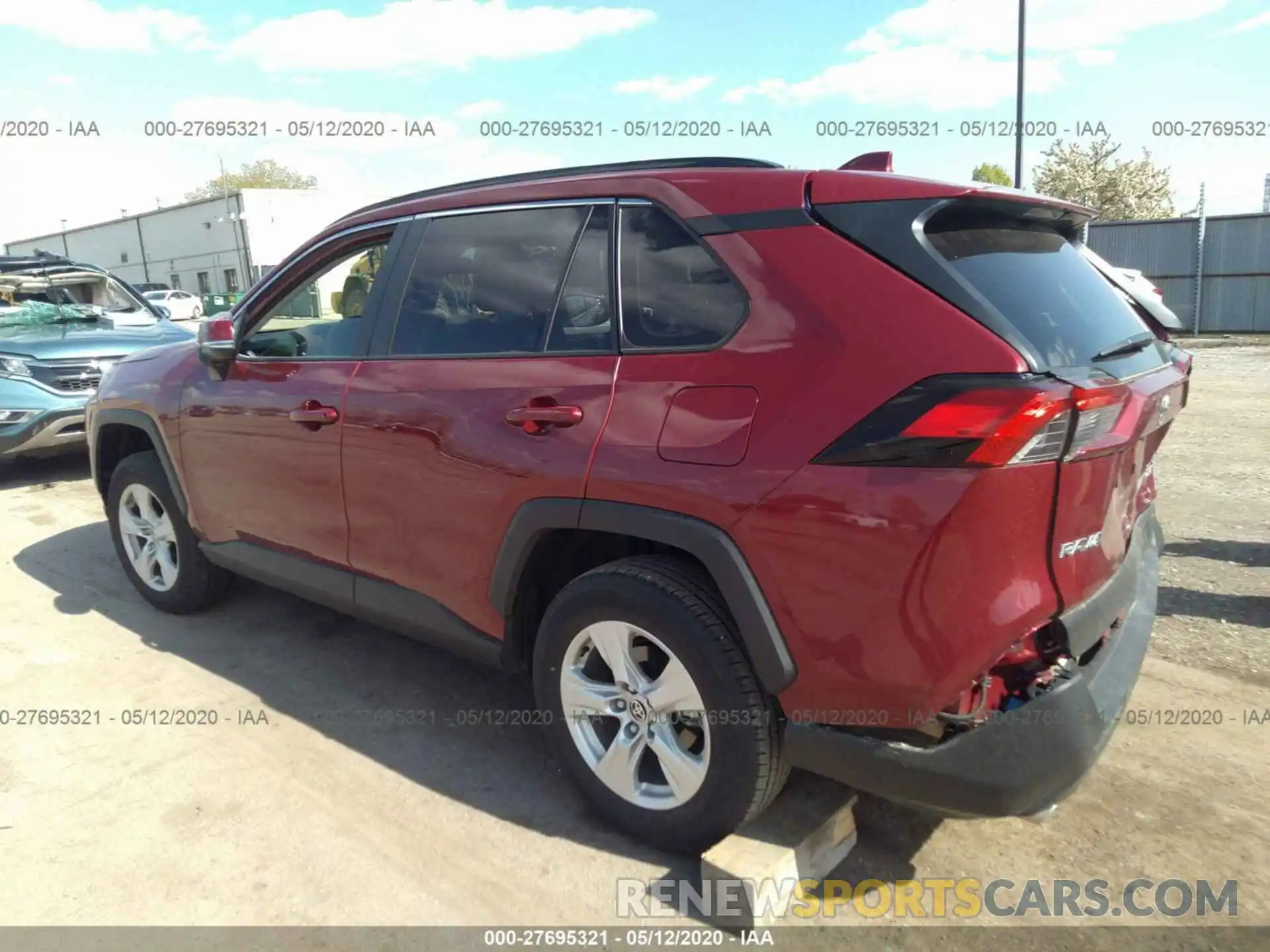 3 Photograph of a damaged car JTMP1RFVXLD049593 TOYOTA RAV4 2020