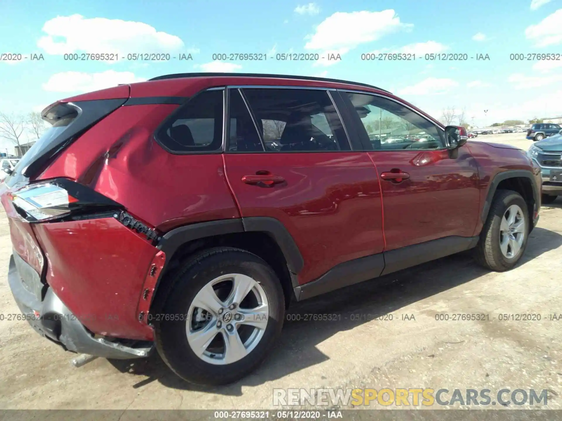 4 Фотография поврежденного автомобиля JTMP1RFVXLD049593 TOYOTA RAV4 2020