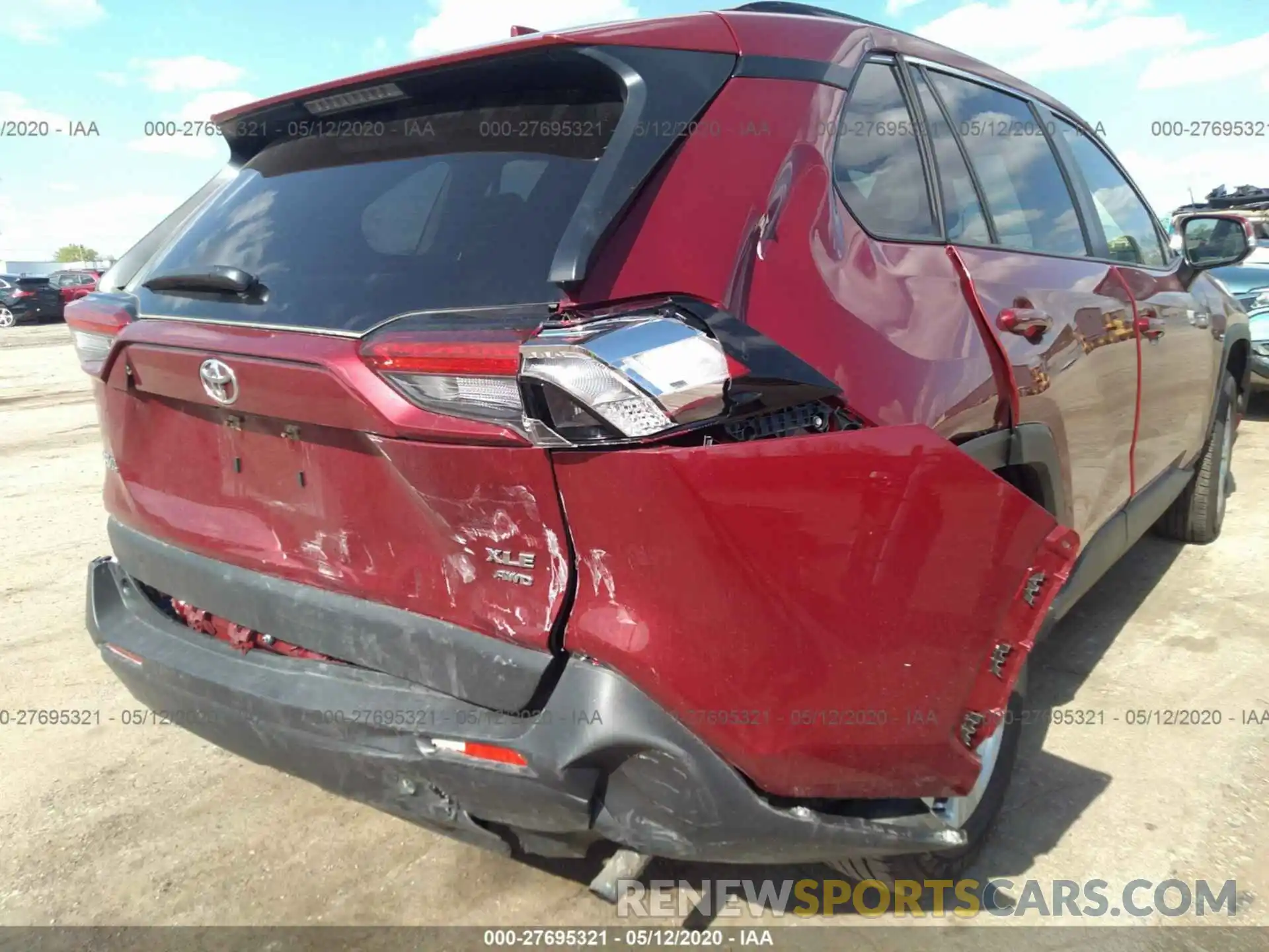 6 Photograph of a damaged car JTMP1RFVXLD049593 TOYOTA RAV4 2020