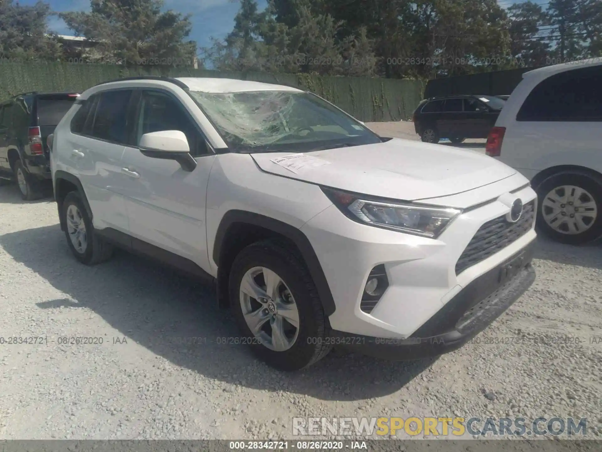 1 Photograph of a damaged car JTMP1RFVXLD049660 TOYOTA RAV4 2020