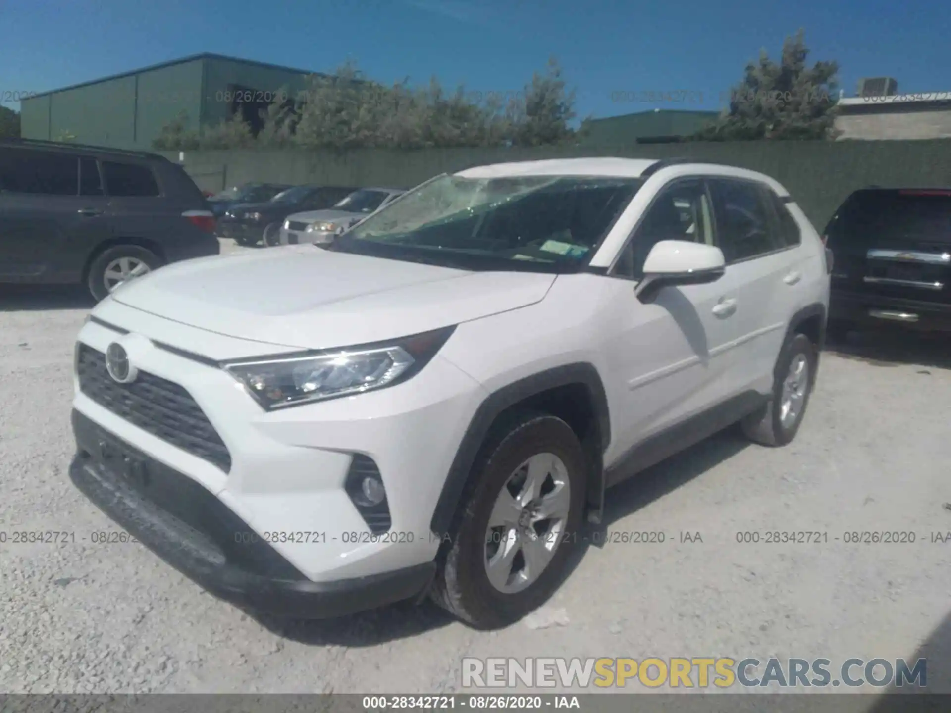 2 Photograph of a damaged car JTMP1RFVXLD049660 TOYOTA RAV4 2020