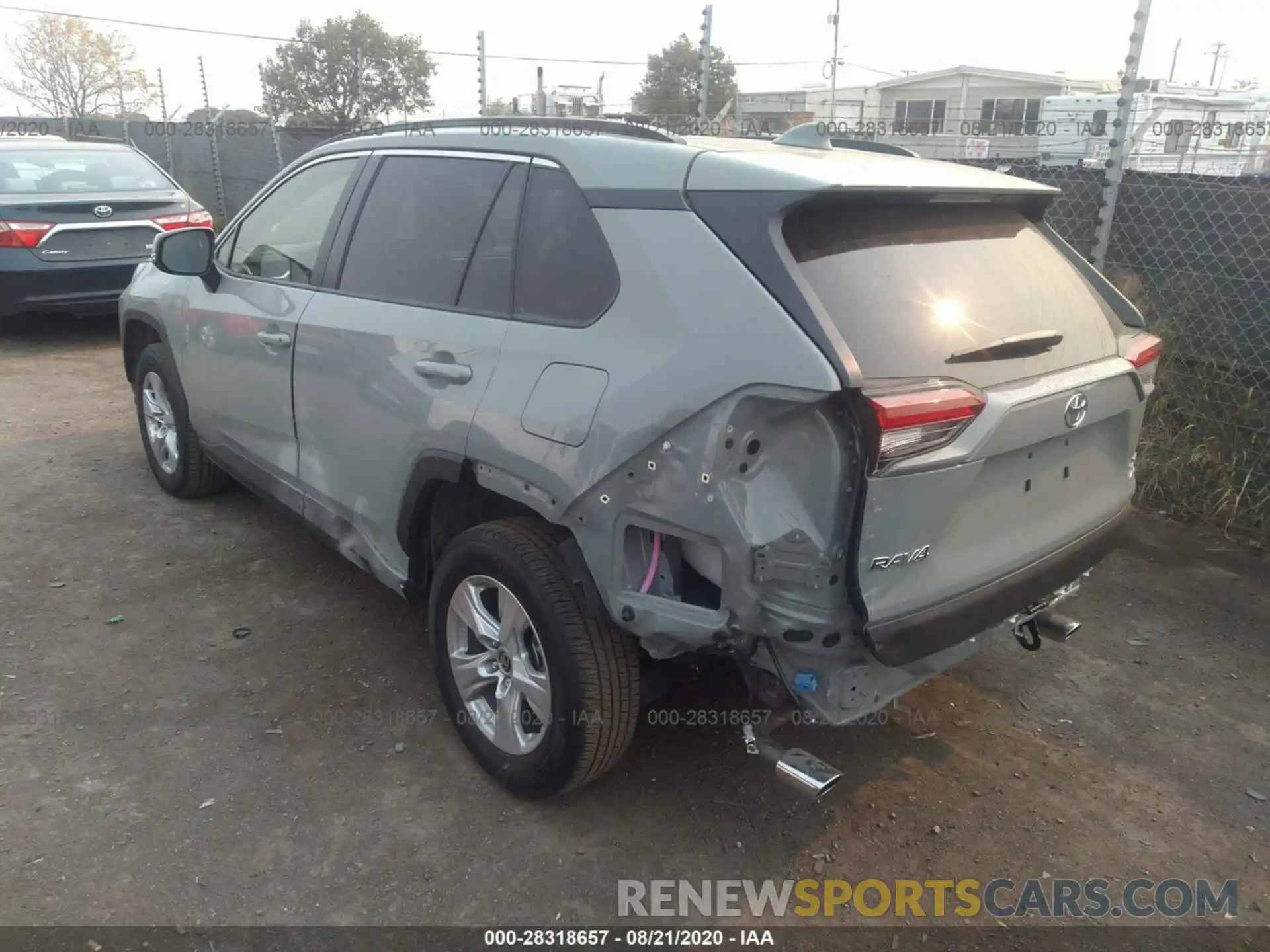 3 Photograph of a damaged car JTMP1RFVXLD051330 TOYOTA RAV4 2020