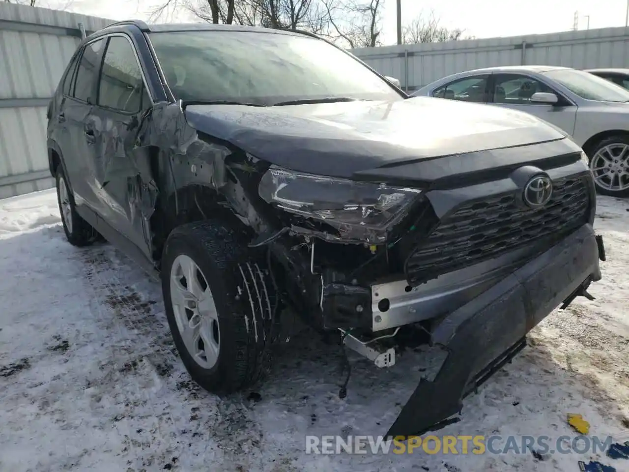 1 Photograph of a damaged car JTMP1RFVXLD060996 TOYOTA RAV4 2020