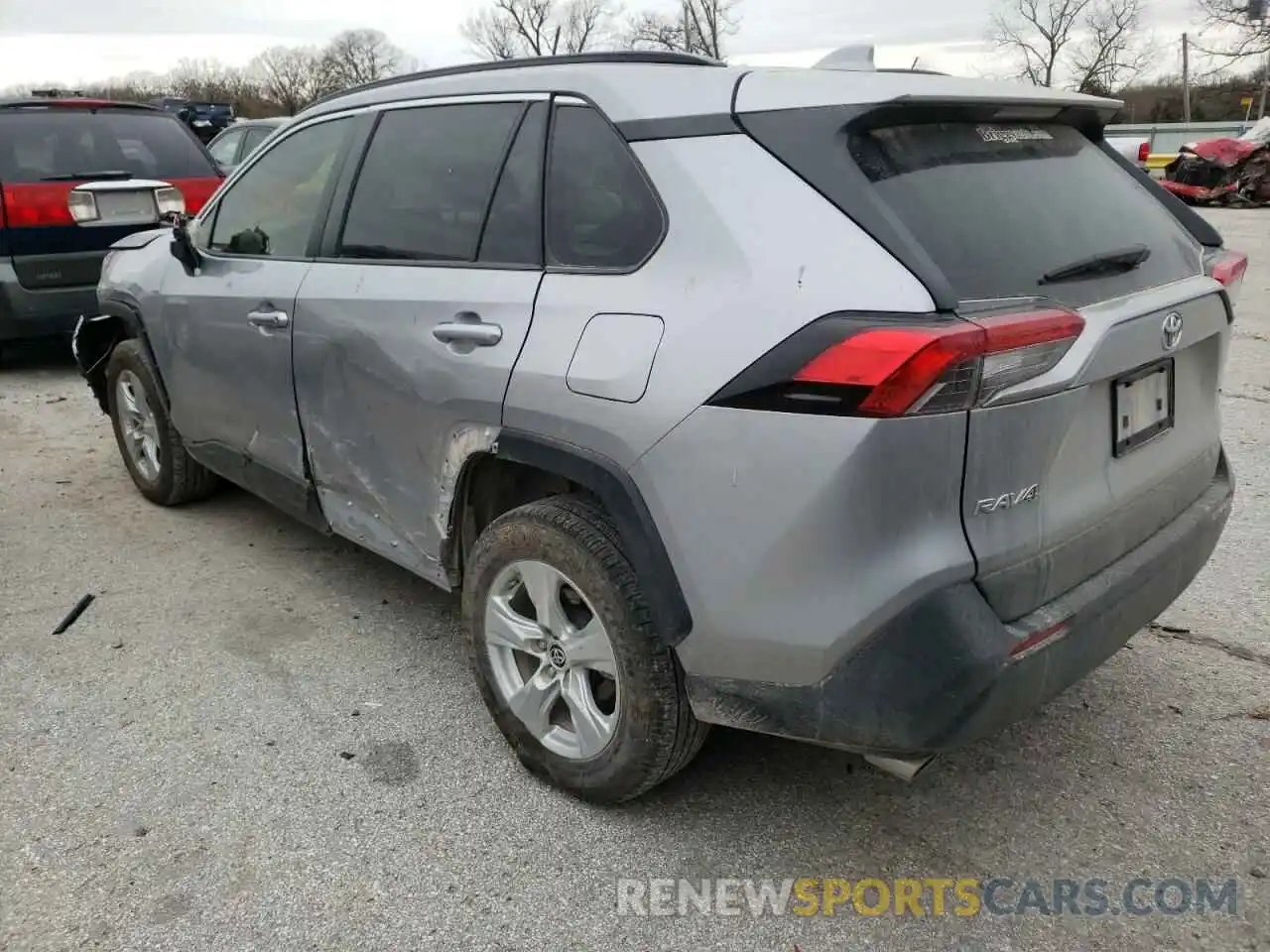 3 Фотография поврежденного автомобиля JTMP1RFVXLD527320 TOYOTA RAV4 2020