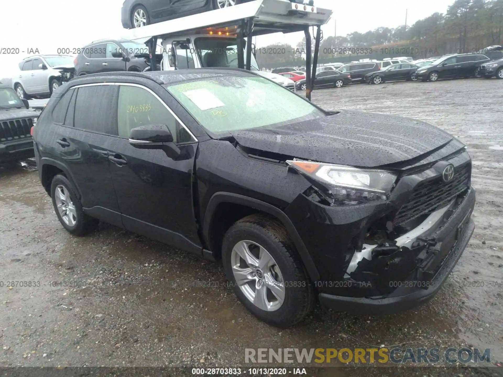 1 Photograph of a damaged car JTMP1RFVXLD529939 TOYOTA RAV4 2020