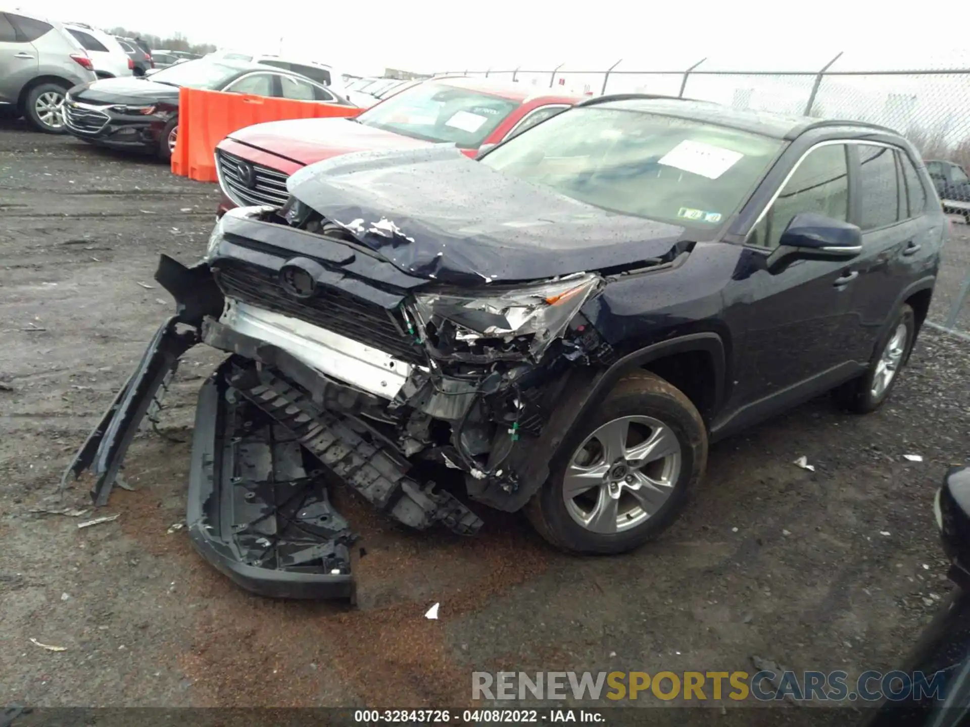 2 Photograph of a damaged car JTMP1RFVXLJ029264 TOYOTA RAV4 2020