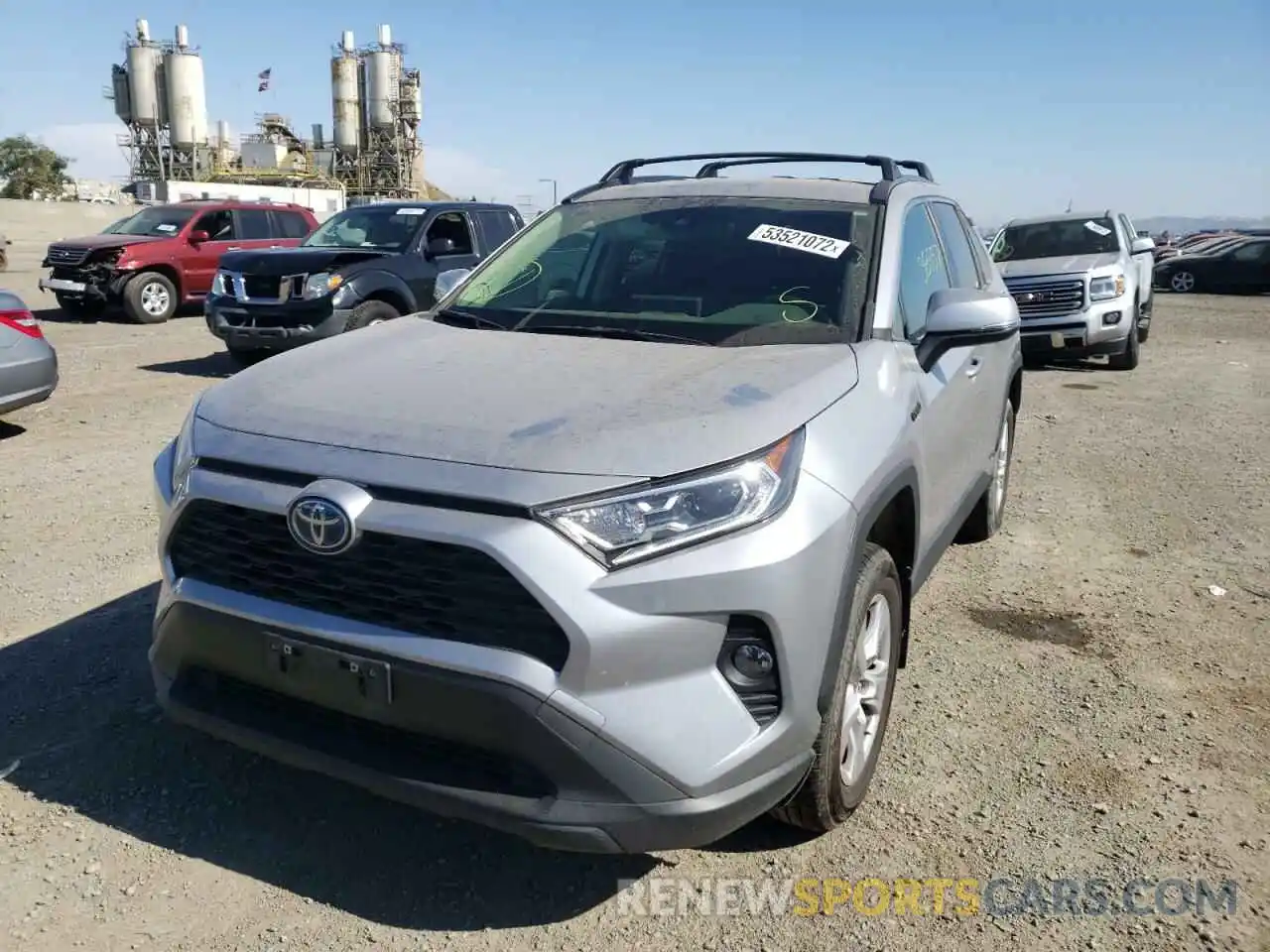 2 Фотография поврежденного автомобиля JTMR6RFV1LD005363 TOYOTA RAV4 2020