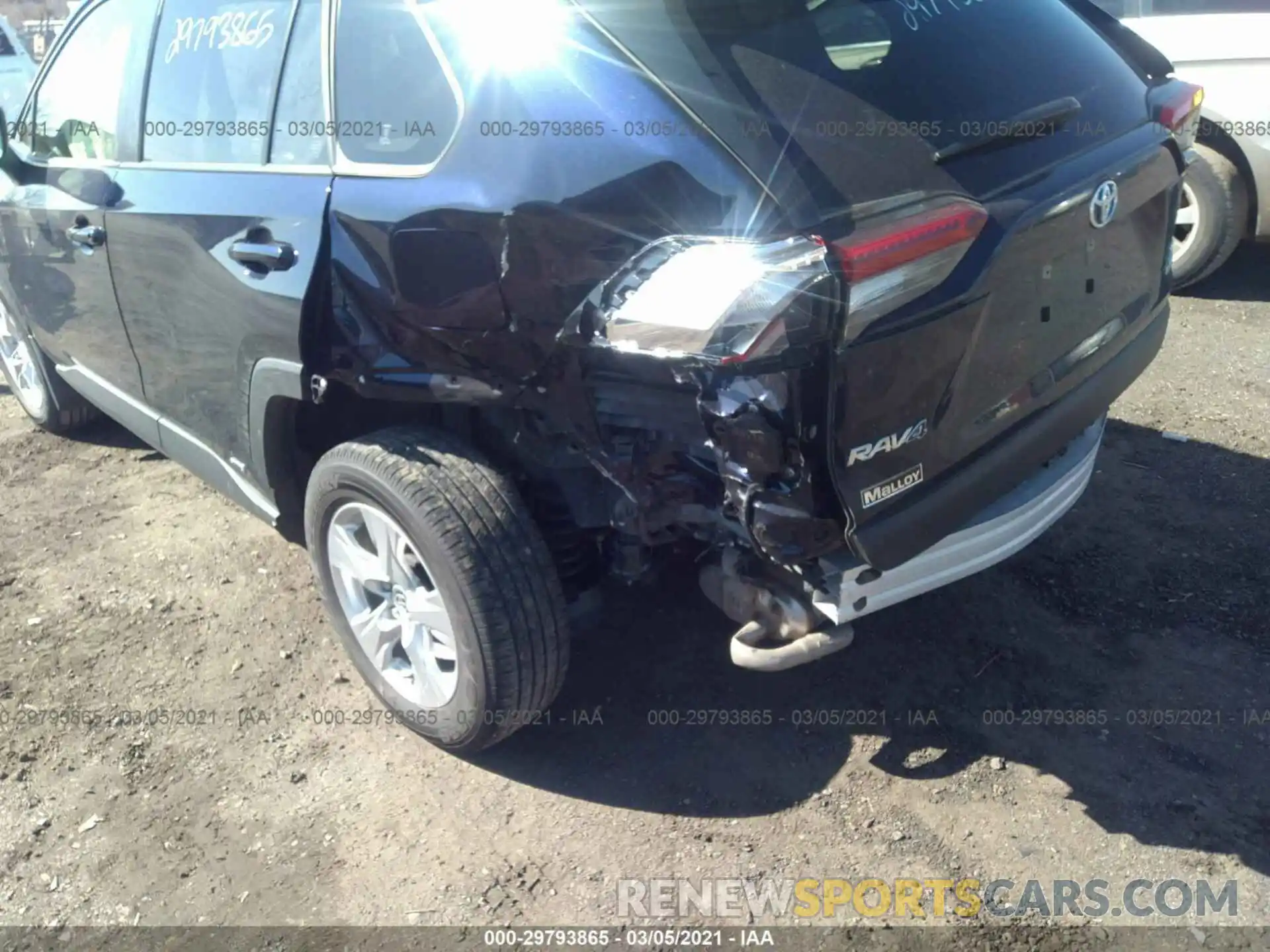 6 Фотография поврежденного автомобиля JTMR6RFV2LD005033 TOYOTA RAV4 2020