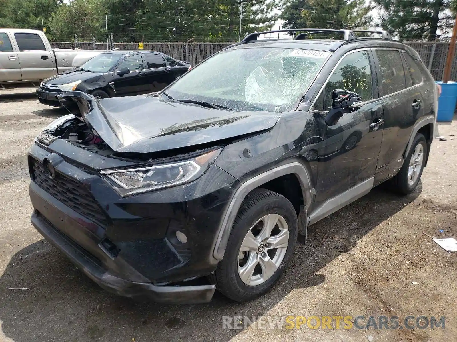 2 Photograph of a damaged car JTMR6RFV3LD004036 TOYOTA RAV4 2020