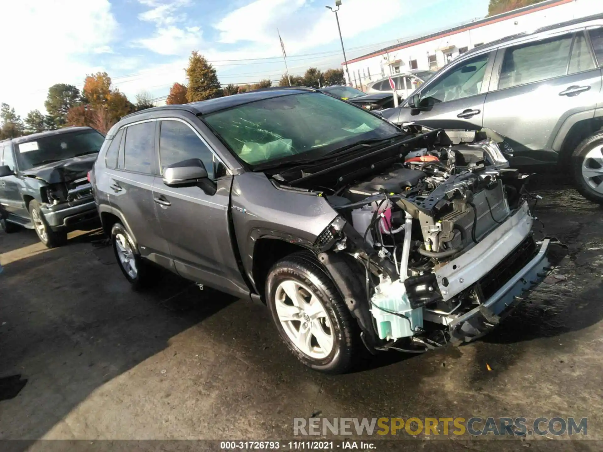 1 Photograph of a damaged car JTMR6RFV4LD002358 TOYOTA RAV4 2020