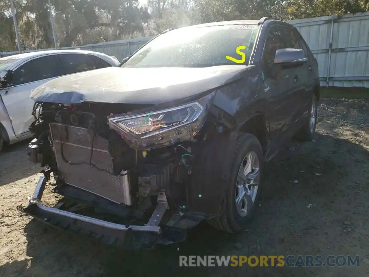 2 Photograph of a damaged car JTMR6RFV4LD004367 TOYOTA RAV4 2020