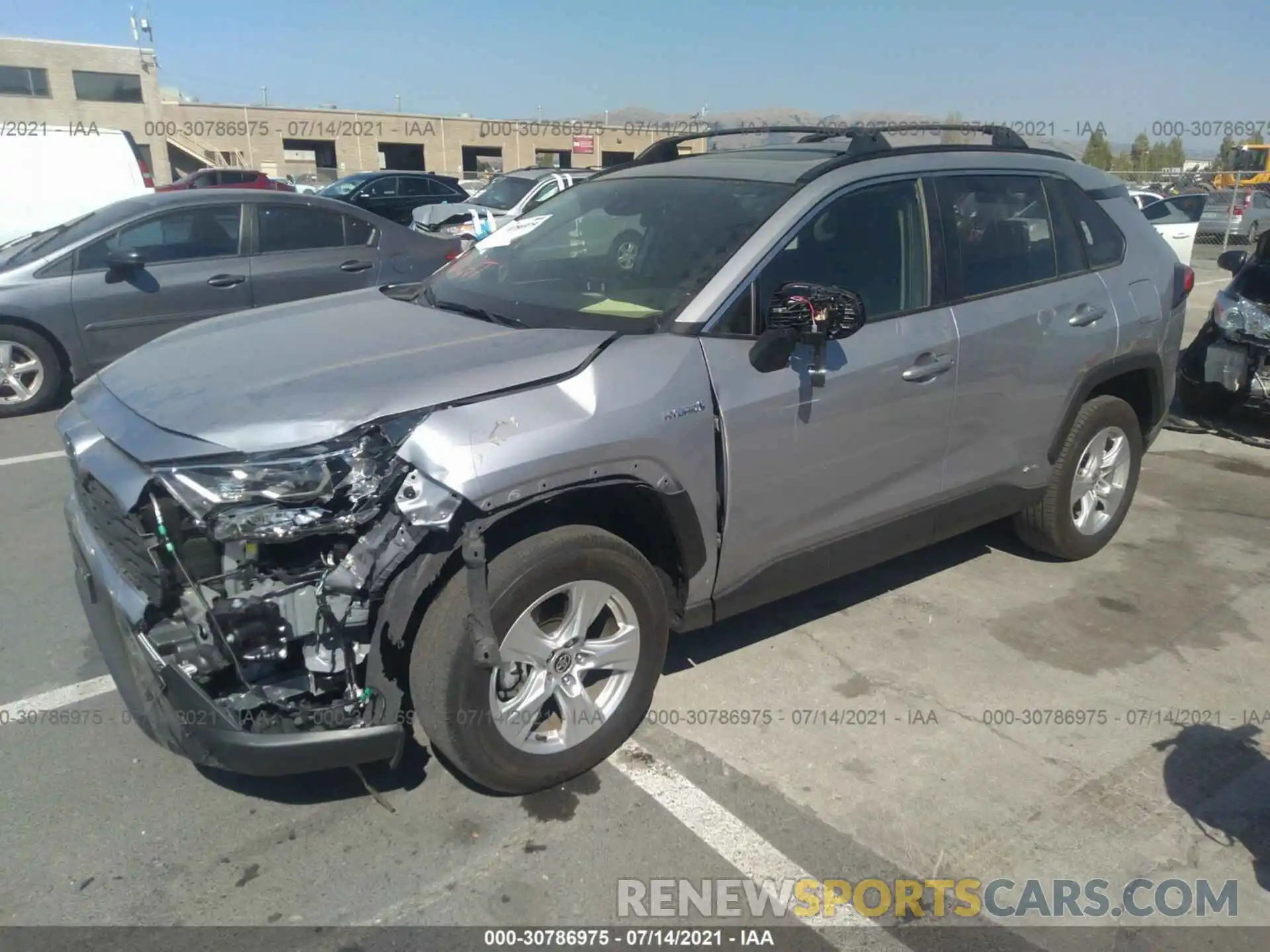 2 Photograph of a damaged car JTMR6RFV4LD004630 TOYOTA RAV4 2020