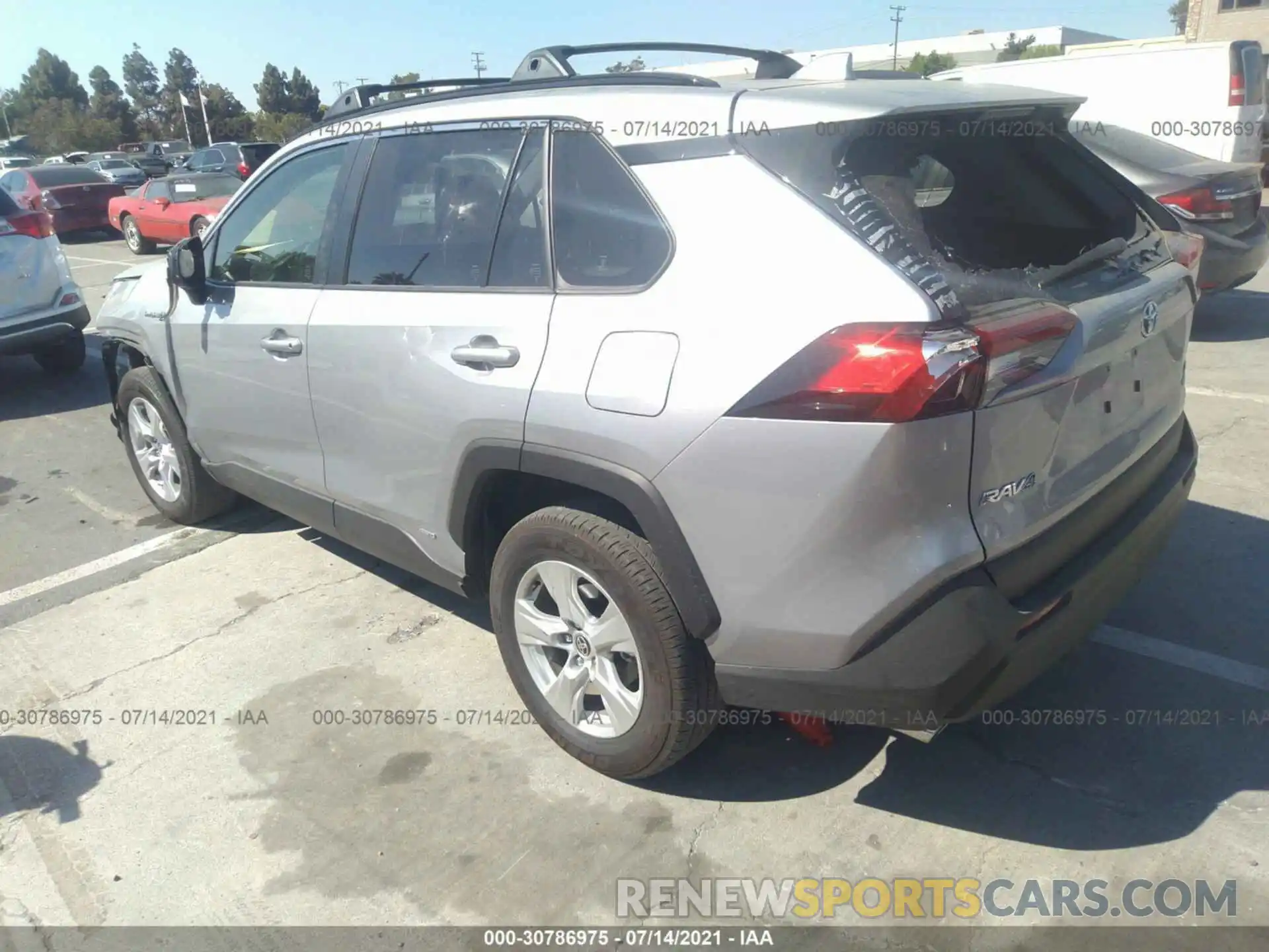 3 Photograph of a damaged car JTMR6RFV4LD004630 TOYOTA RAV4 2020