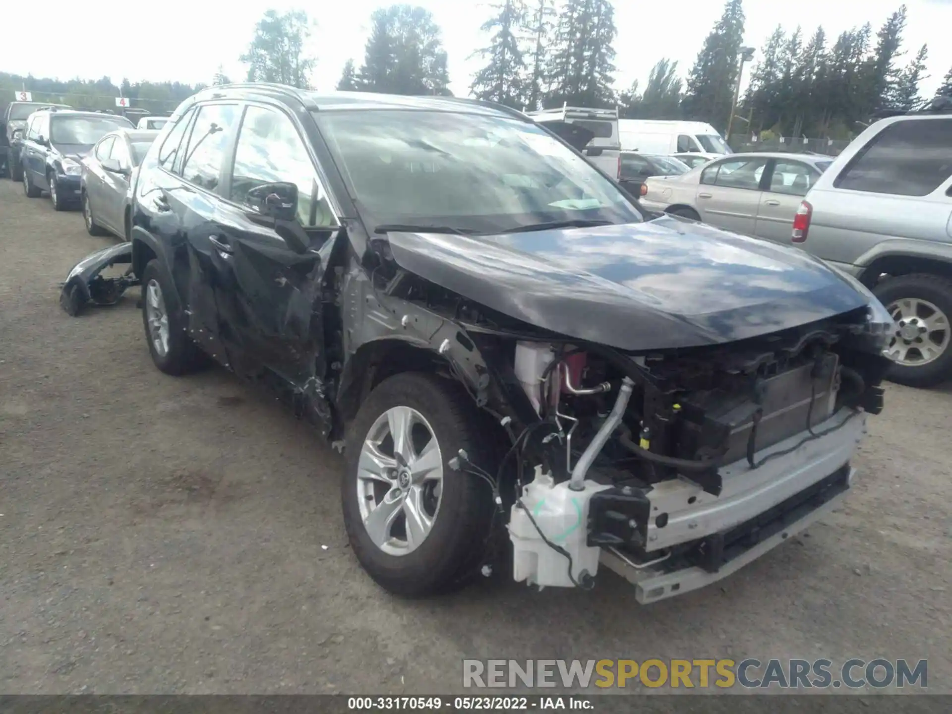 1 Photograph of a damaged car JTMR6RFV4LD006085 TOYOTA RAV4 2020